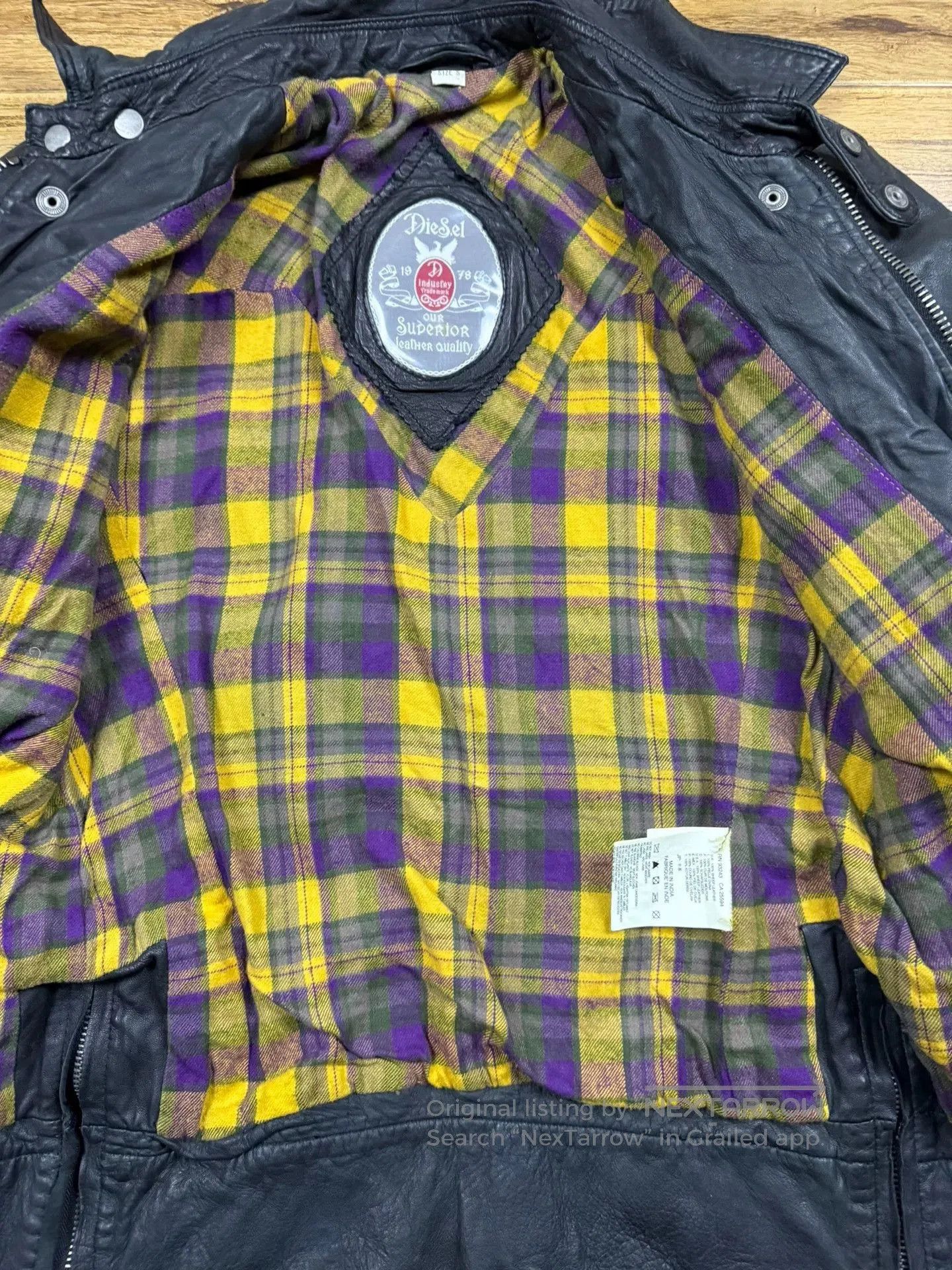 Diesel Diesel Leather Jacket for Men. Size US S / EU 44-46 / 1 - 3 Thumbnail