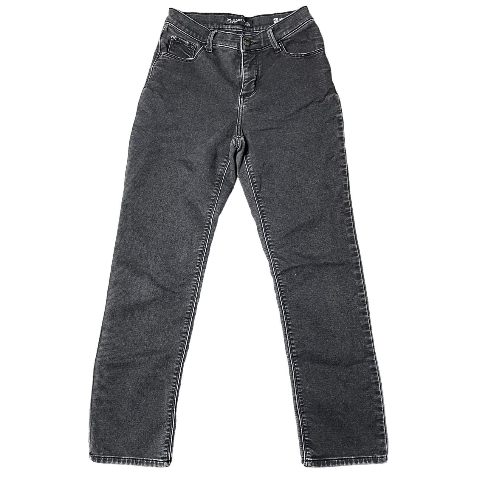 Lee Lee Platinum Straight Jeans Size 27" / US 4 / IT 40 - 1 Thumbnail