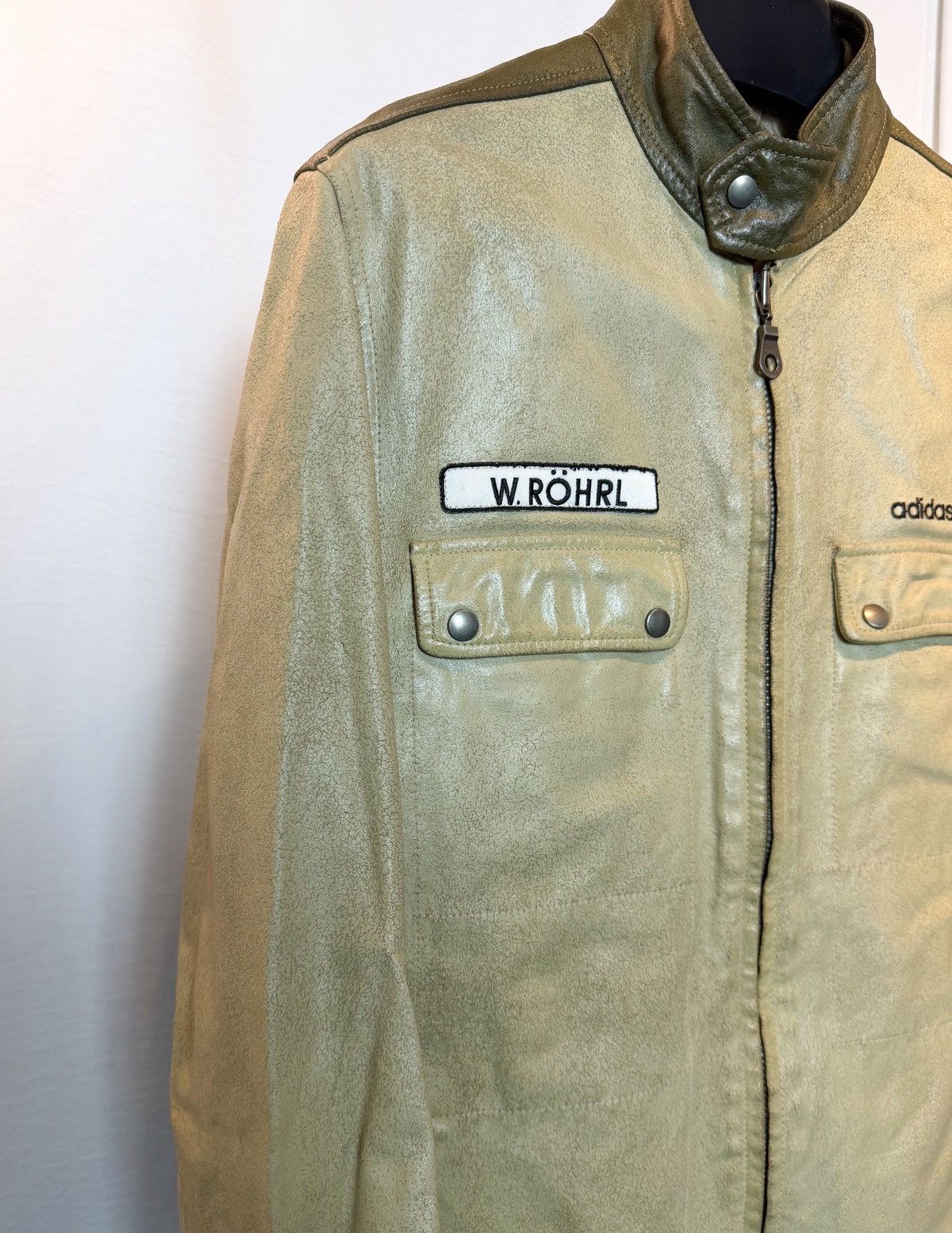 Adidas Adidas leather jacket – Walter Röhrl 2000s Size US M / EU 48-50 / 2 - 2 Thumbnail