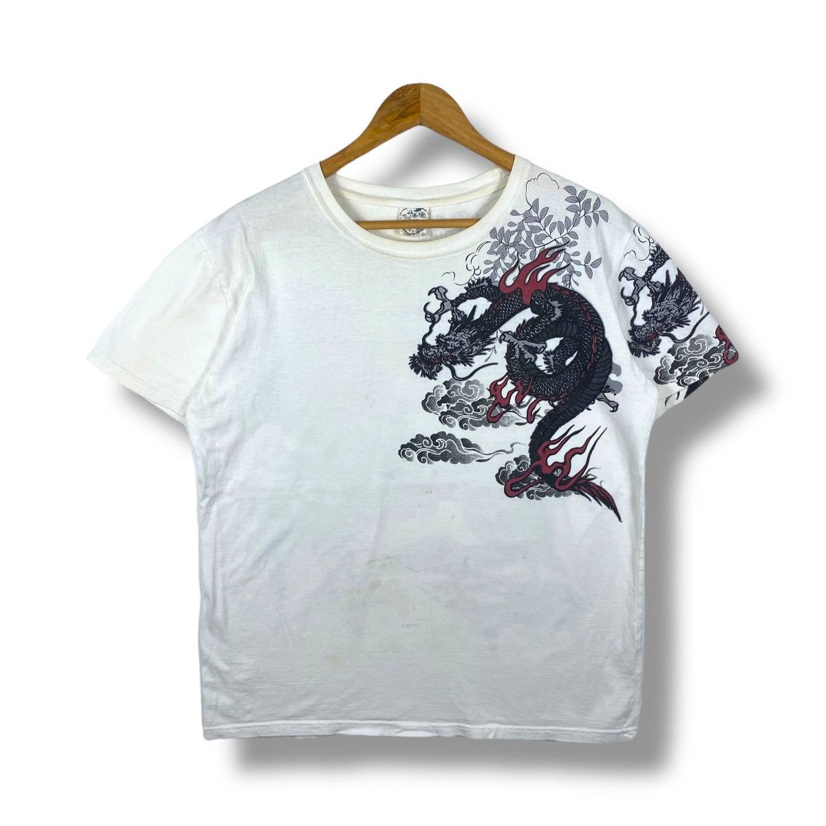 Japanese Brand Japanese Brand CURE ALL Dragon Creature Graphic Tee Shirt Size US L / EU 52-54 / 3 - 1 Thumbnail