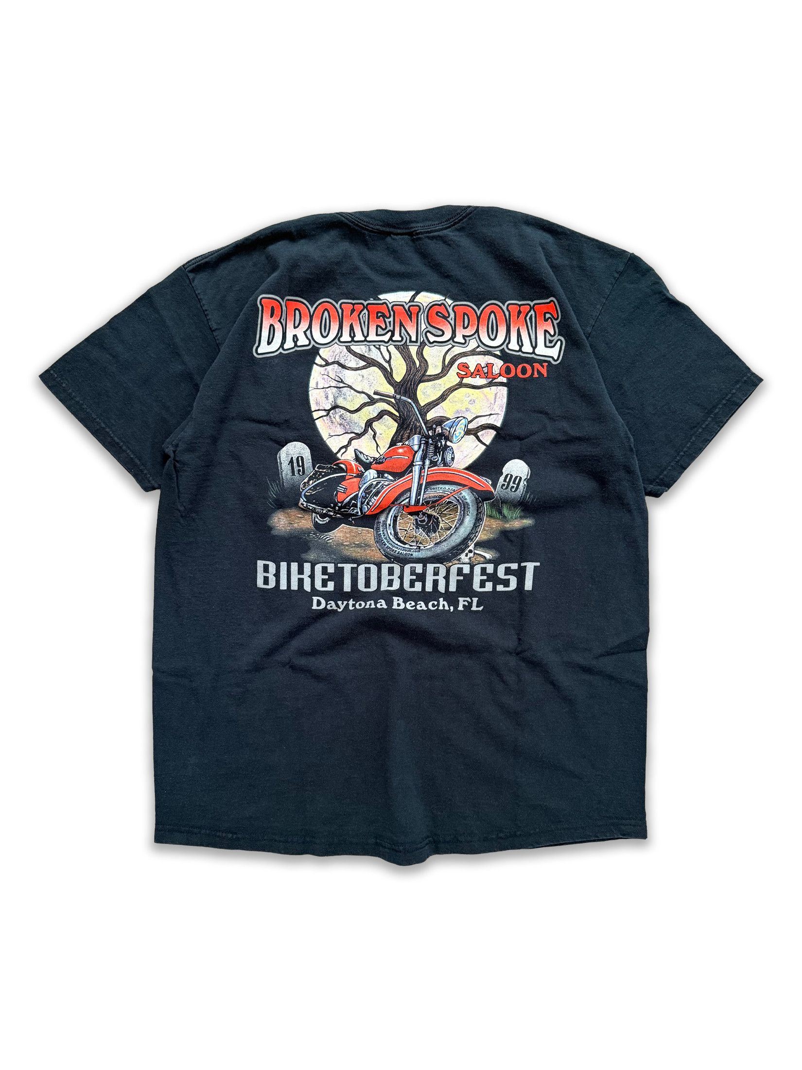 1999 Vintage Biketoberfest Halloween Tee