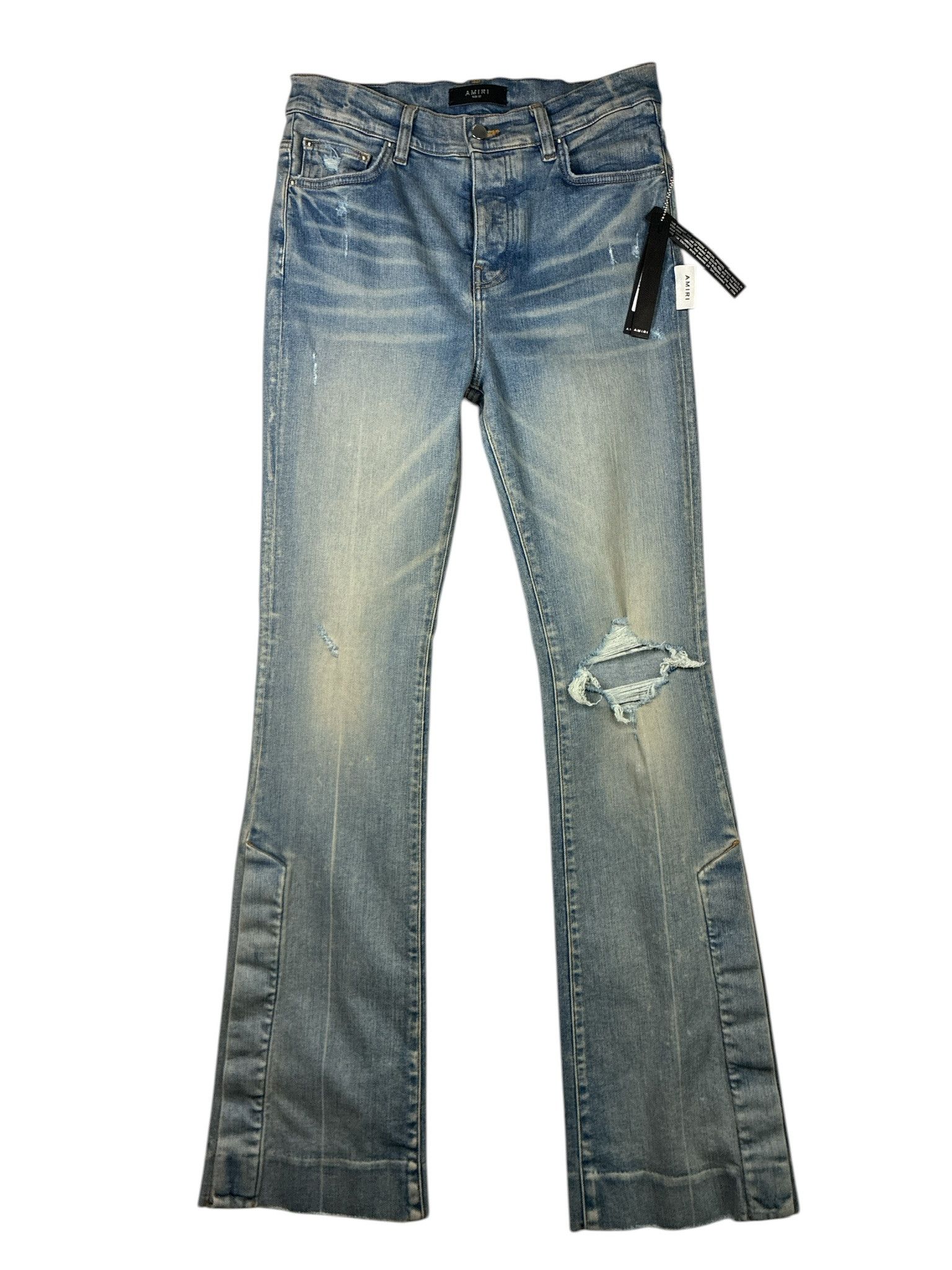 Amiri AMIRI BLUE BOOTCUT JEANS Size 30" / US 8 / IT 44 - 1 Thumbnail