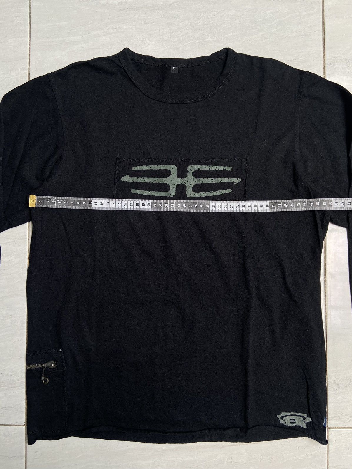 Designer PSYLO Black Long Sleeve T-Shirt Size US M / EU 48-50 / 2 - 10 Thumbnail