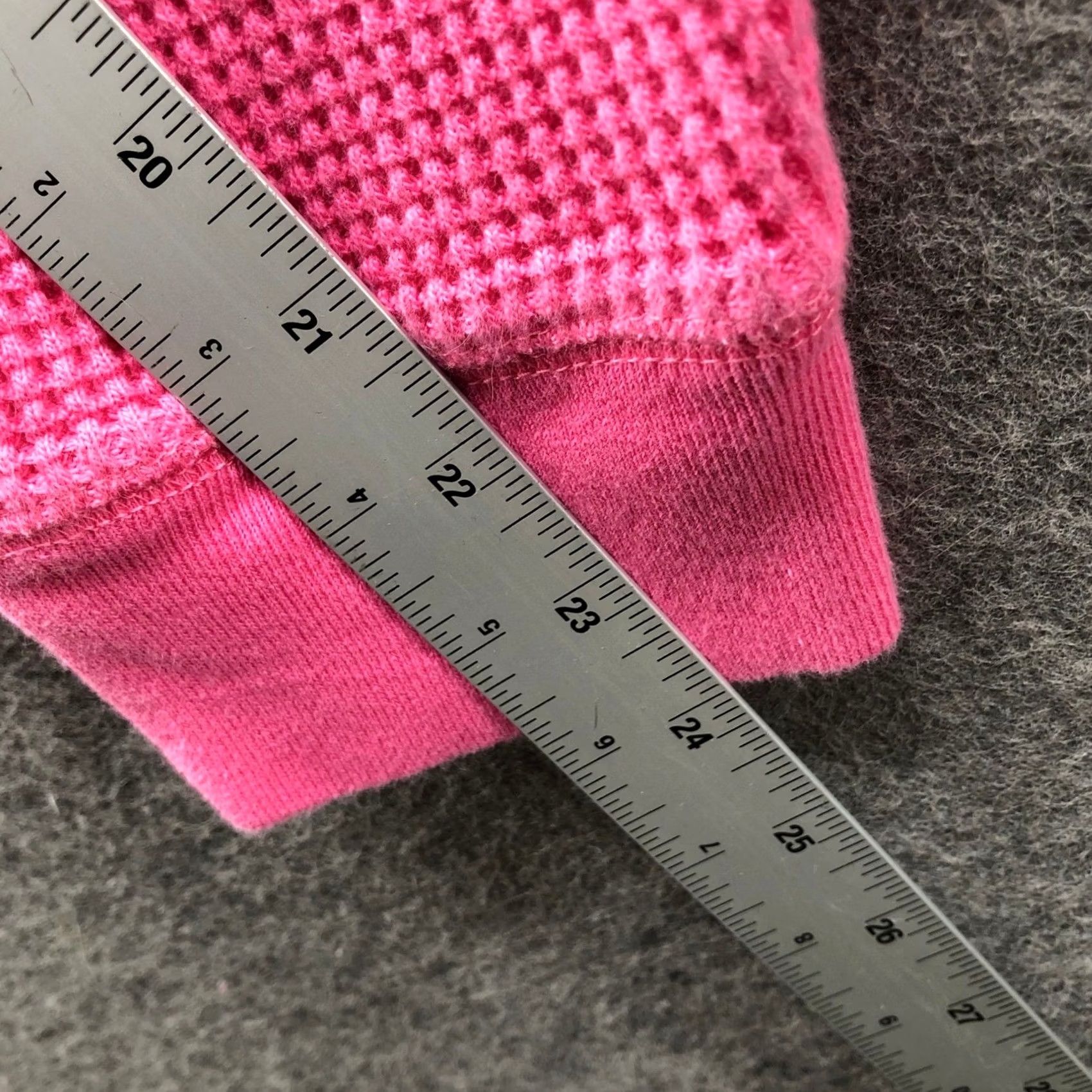 J.Crew J.Crew Waffle Knit Jogger Pants Womens S Pink Heavyweight Oversized Lounge Size 28" / US 6 / IT 42 - 7 Thumbnail