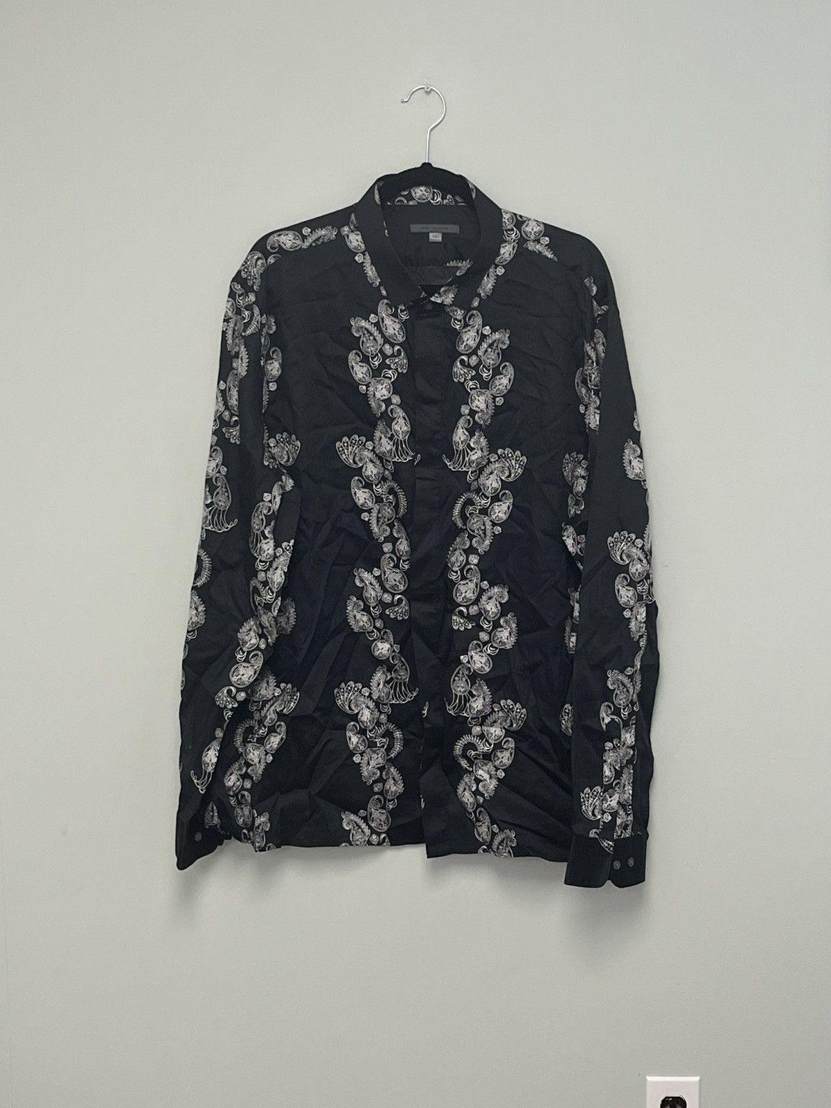 John Varvatos Rodney Exploded Paisley Shirt. Size XXL. Size US XXL / EU 58 / 5 - 6 Thumbnail