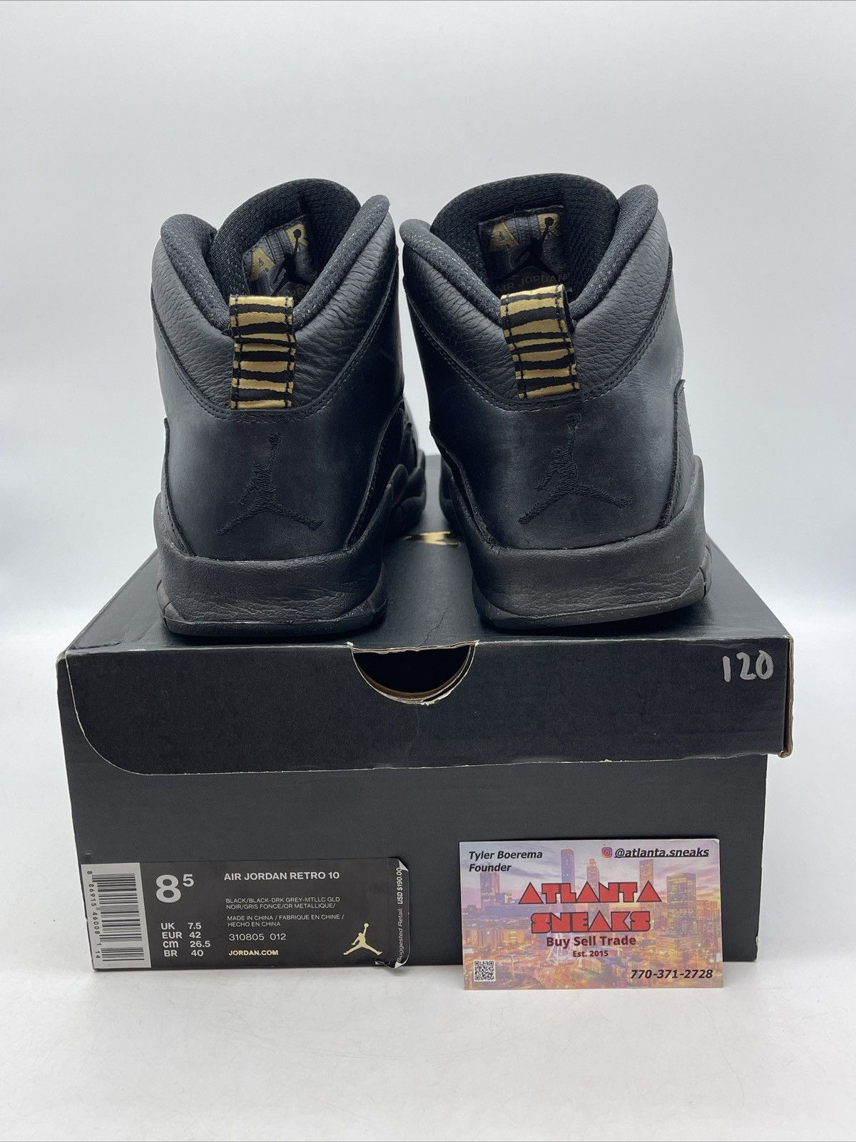 Jordan Brand Air Jordan 10 NYC Size US 8.5 / EU 41-42 - 3 Thumbnail