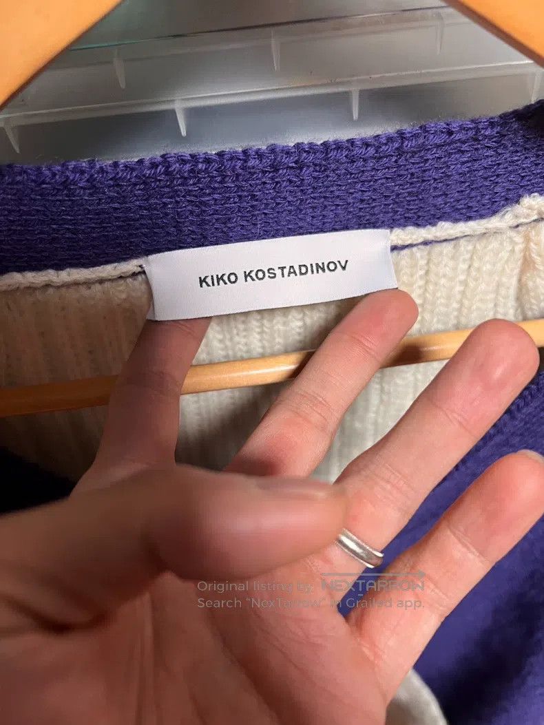 Kiko Kostadinov Kiko Kostadinov Showpiece blue and white pieced sweater ca Size US S / EU 44-46 / 1 - 3 Thumbnail