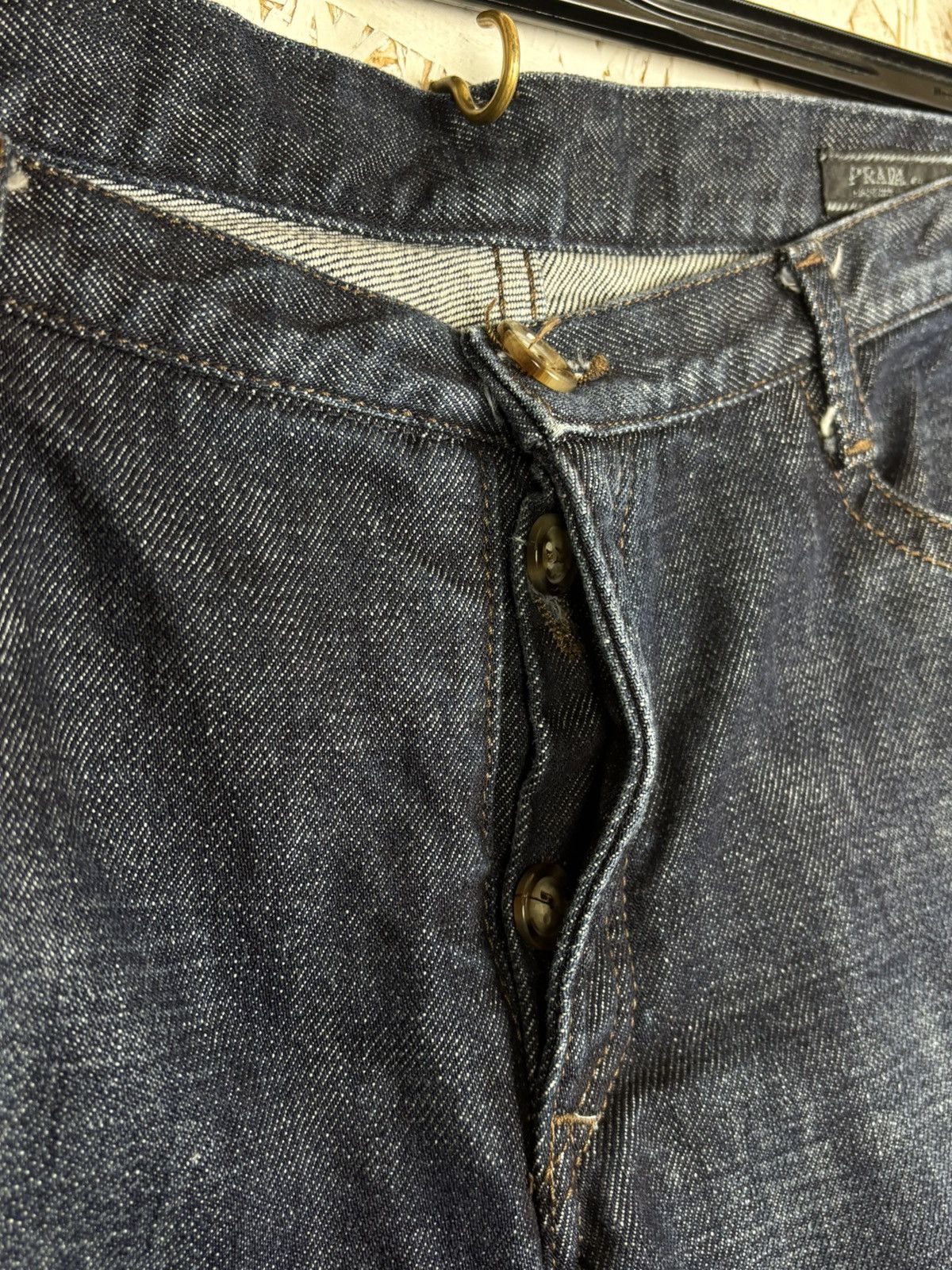 Prada Vintage Prada Straight Fit Denim Jeans Size 52 Size US 36 / EU 52 - 3 Thumbnail
