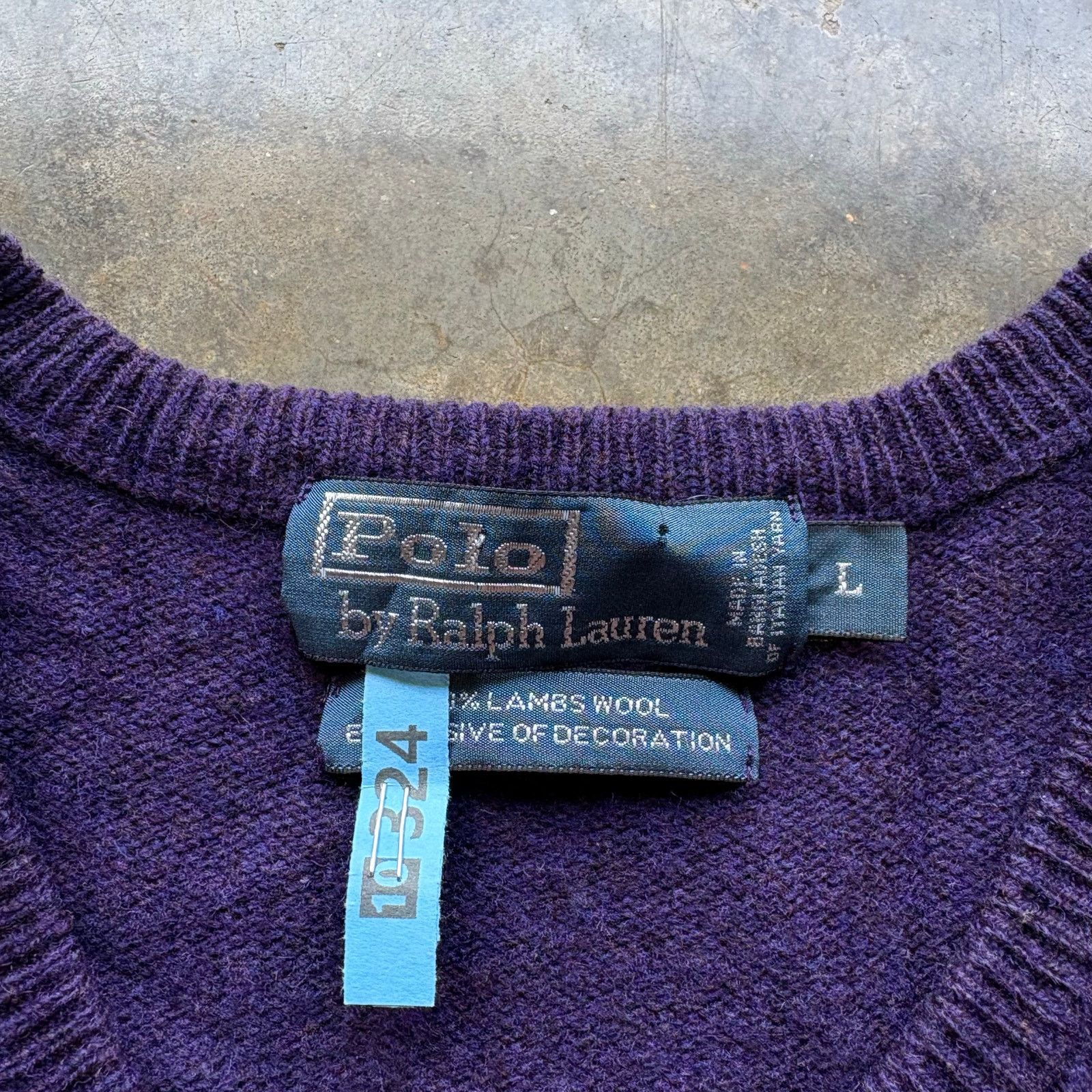 Polo Ralph Lauren Vintage Polo Ralph Lauren Lambs Wool Sweater Size US L / EU 52-54 / 3 - 4 Thumbnail