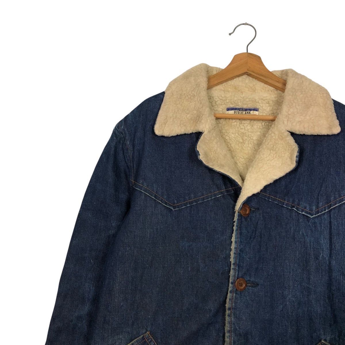 Japanese Brand 🔥VINTAGE CHORE DENIM JACKET BLANKET BIG X ANK ISSEY MIYAKE Size US L / EU 52-54 / 3 - 9 Thumbnail