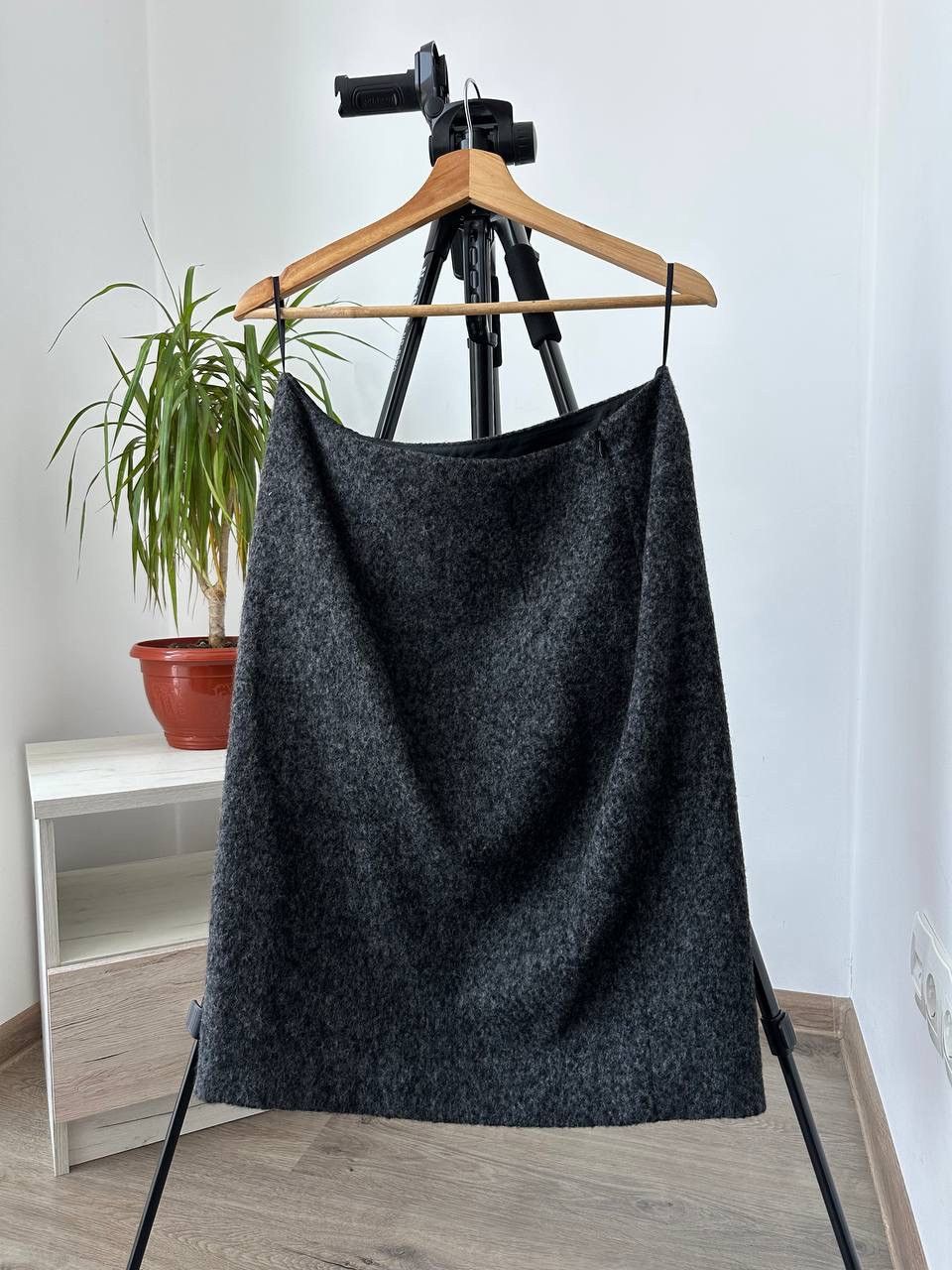 Jil Sander × Vintage Vintage Japanese Jil Sander Gray Alpaca Skirt Size 28" / US 6 / IT 42 - 16 Thumbnail