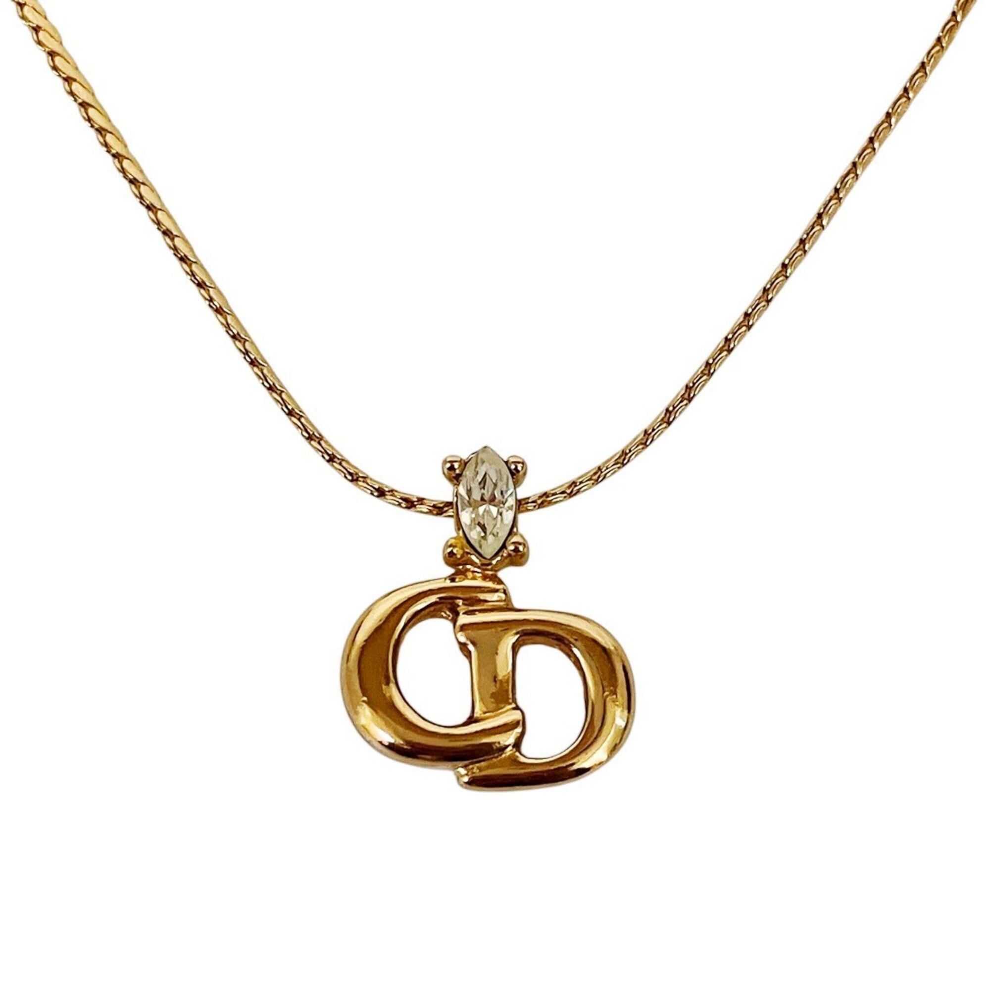 Dior Christian Dior necklace, accessory. Total weight 5.0g, 37cm. Size ONE SIZE - 1 Thumbnail