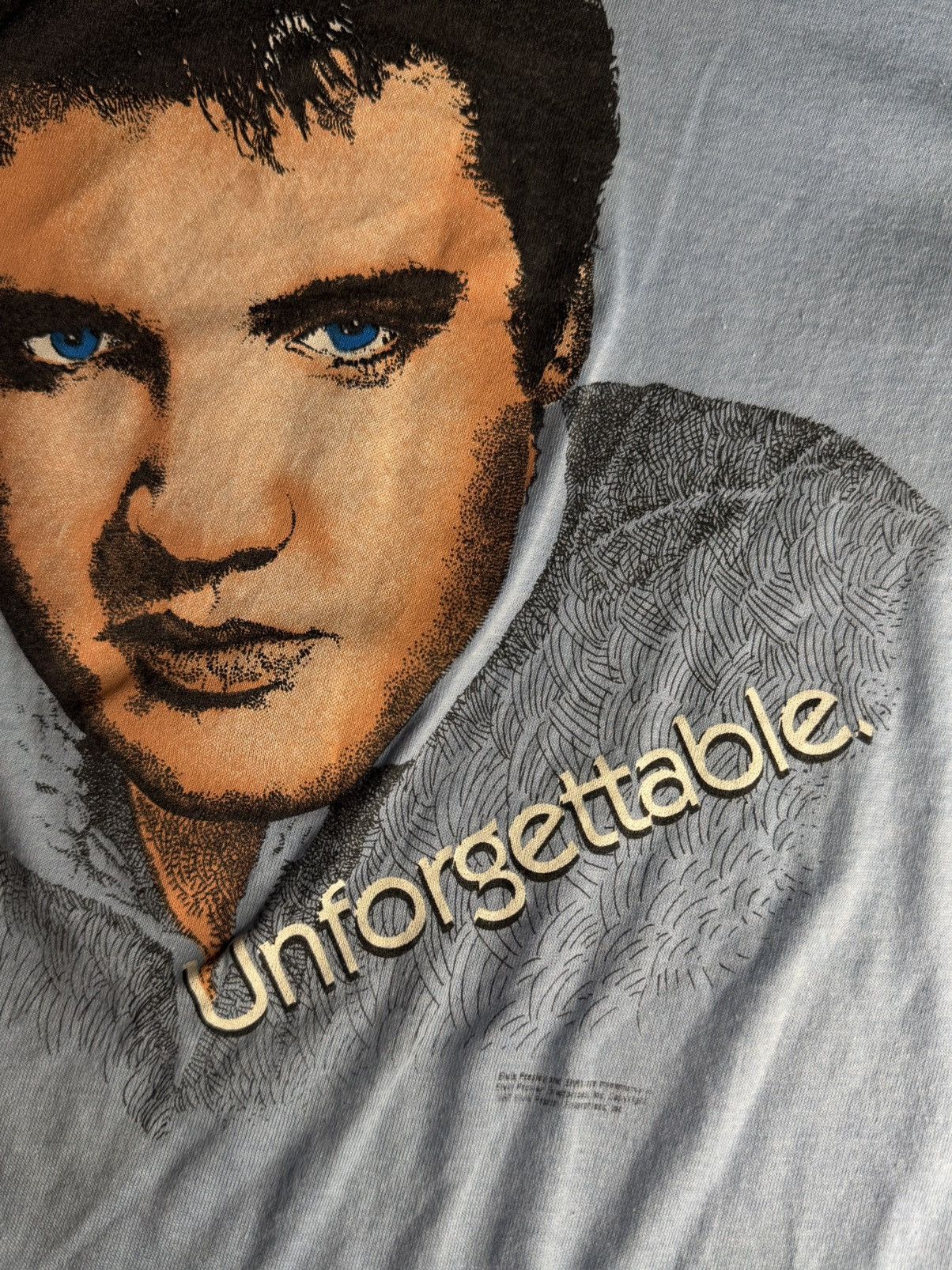 Vintage 1970s Vintage Elvis single stitch T-Shirt Size US M / EU 48-50 / 2 - 4 Thumbnail