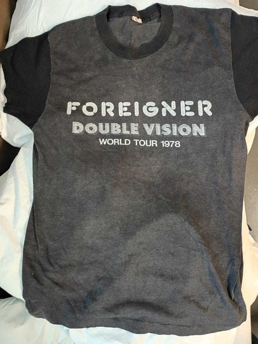 Other Vintage 1978 Foreigner Double Vision World Tour T-Shirt Size US L / EU 52-54 / 3 - 9 Thumbnail
