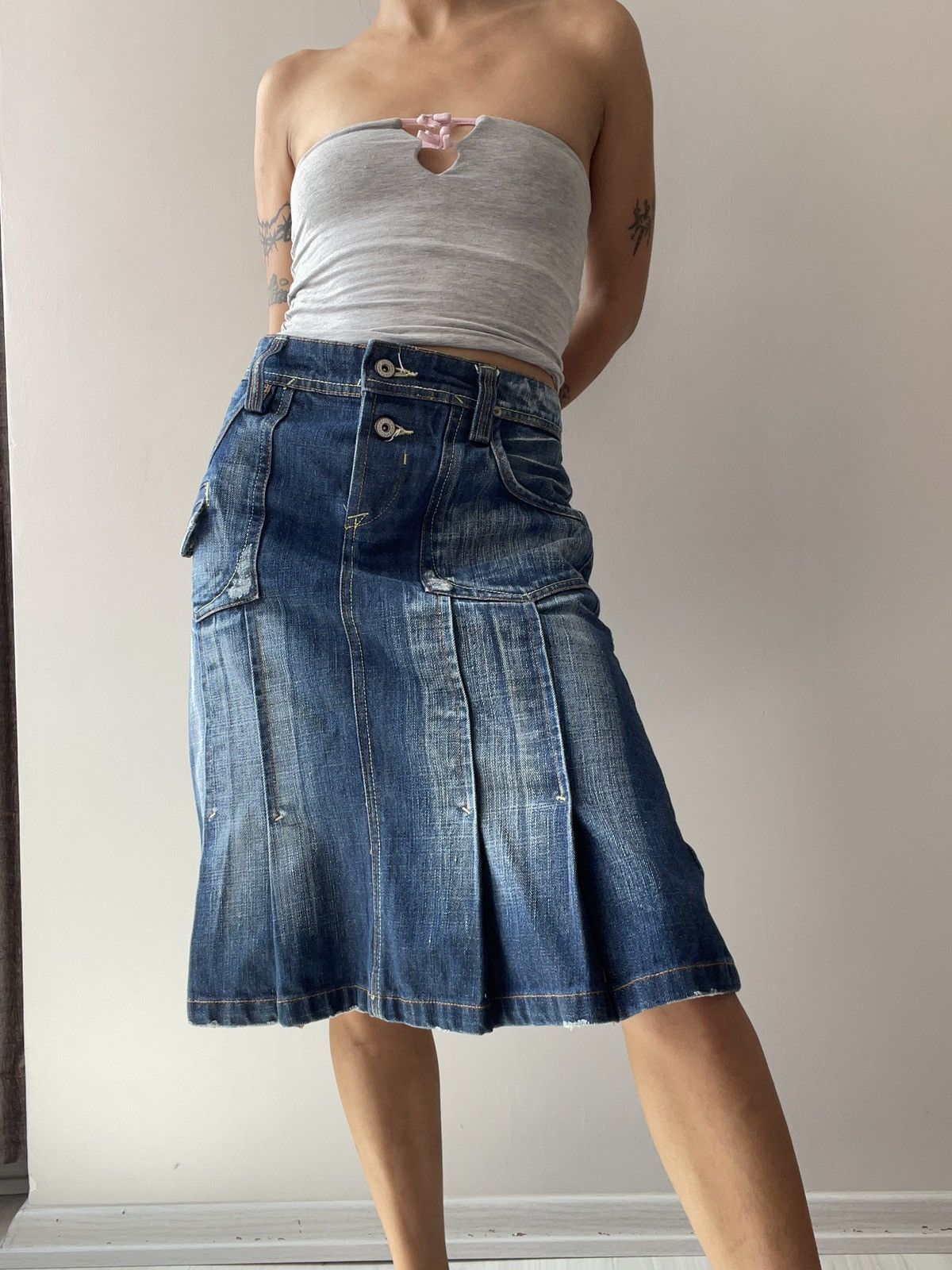 Vintage y2k mng skirt Size 26" / US 2 / IT 38 - 1 Thumbnail
