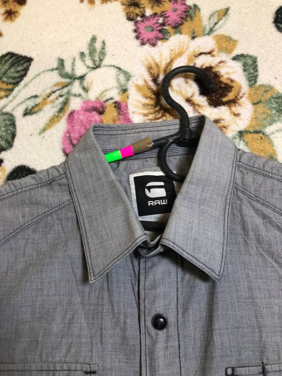 G-Star G-Star Big Blue Blue Long Slee Wing Oxford 100% Western Size US XL / EU 56 / 4 - 5 Thumbnail