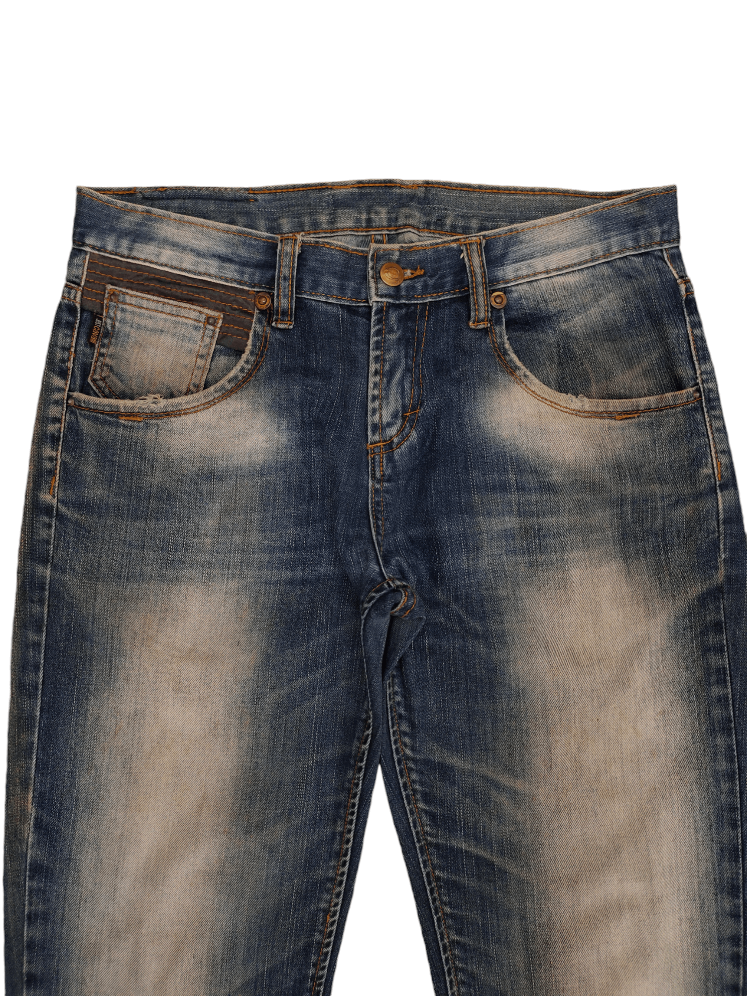 Just Cavalli Just Cavalli Distress Faded Denim Jeans Size US 31 - 2 Thumbnail