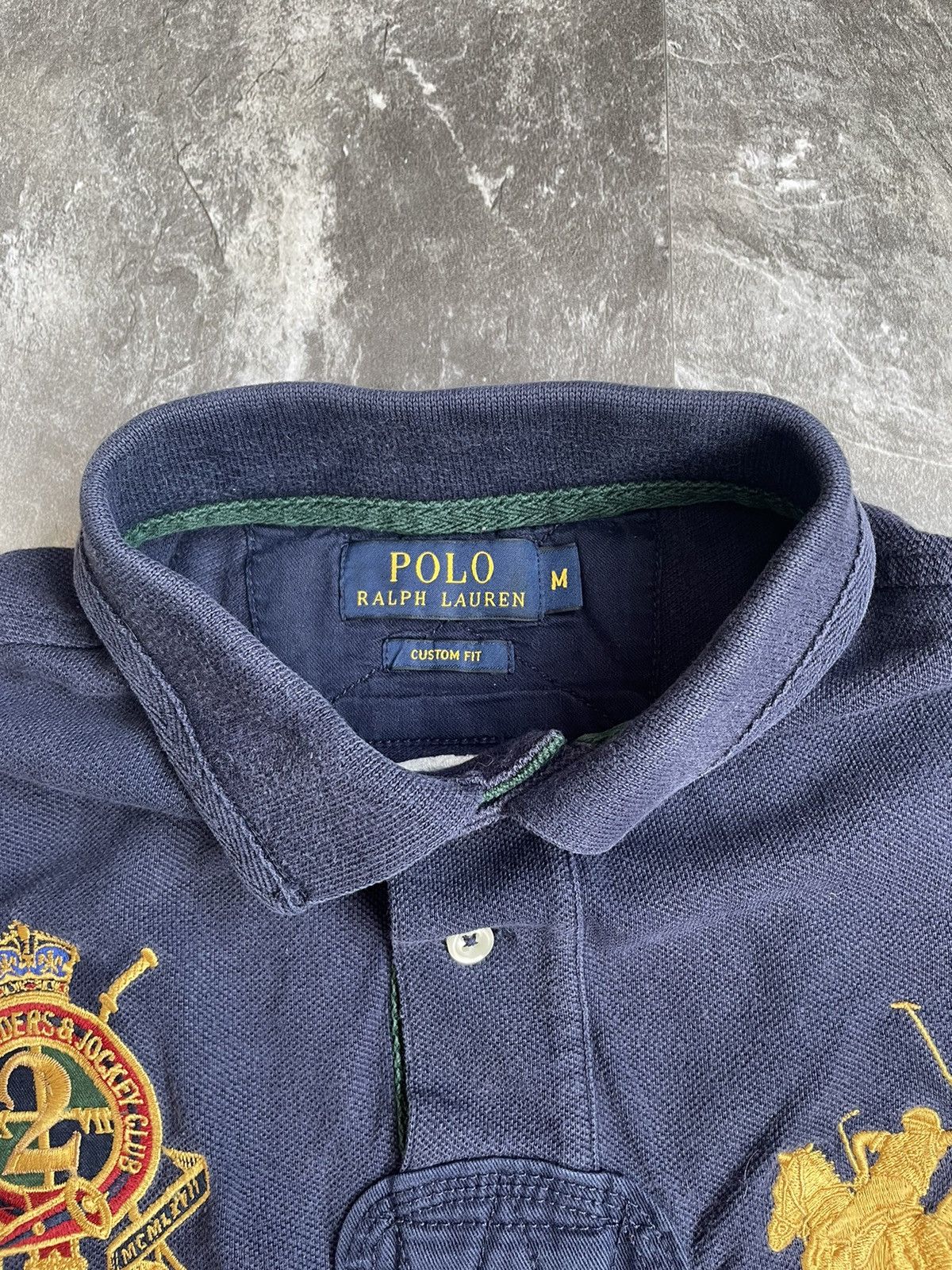 Polo Ralph Lauren Vintage Polo Ralph Lauren Rugby Polo Shirt Big Pony Y2K Size US M / EU 48-50 / 2 - 7 Thumbnail