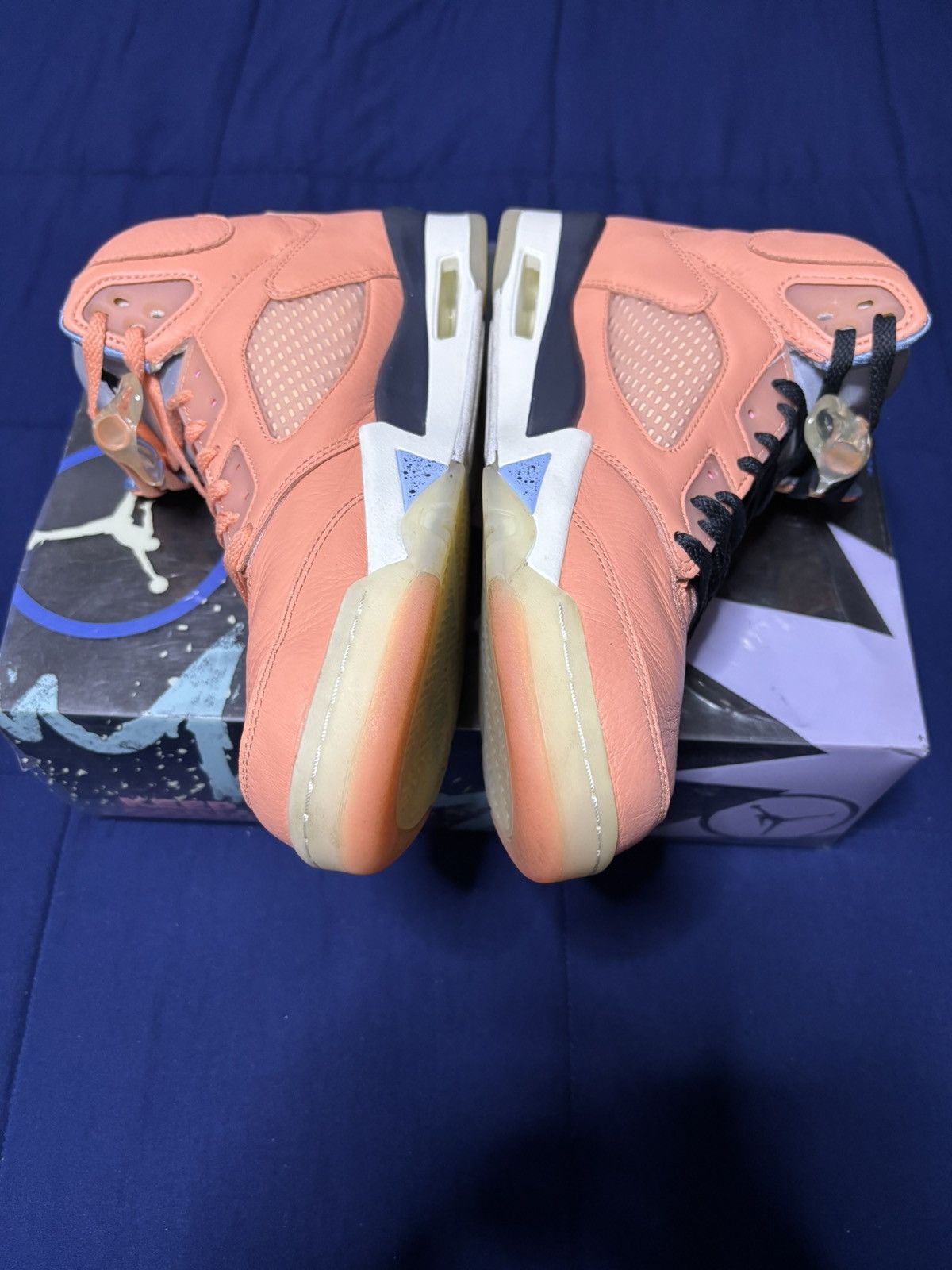 Jordan Brand DJ Khaled Jordan 5 We The Best Crimson Bliss 2022 Size 10.5 Size US 10.5 / EU 43-44 - 3 Thumbnail
