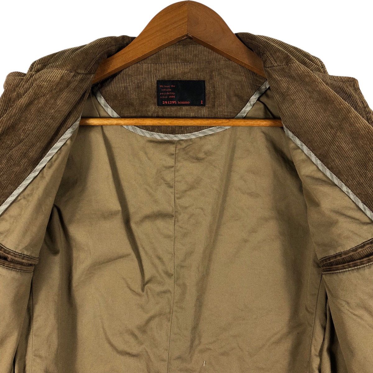 Japanese Brand 291295 Homme Japanese Corduroy Blazer Jacket Size US S / EU 44-46 / 1 - 7 Thumbnail