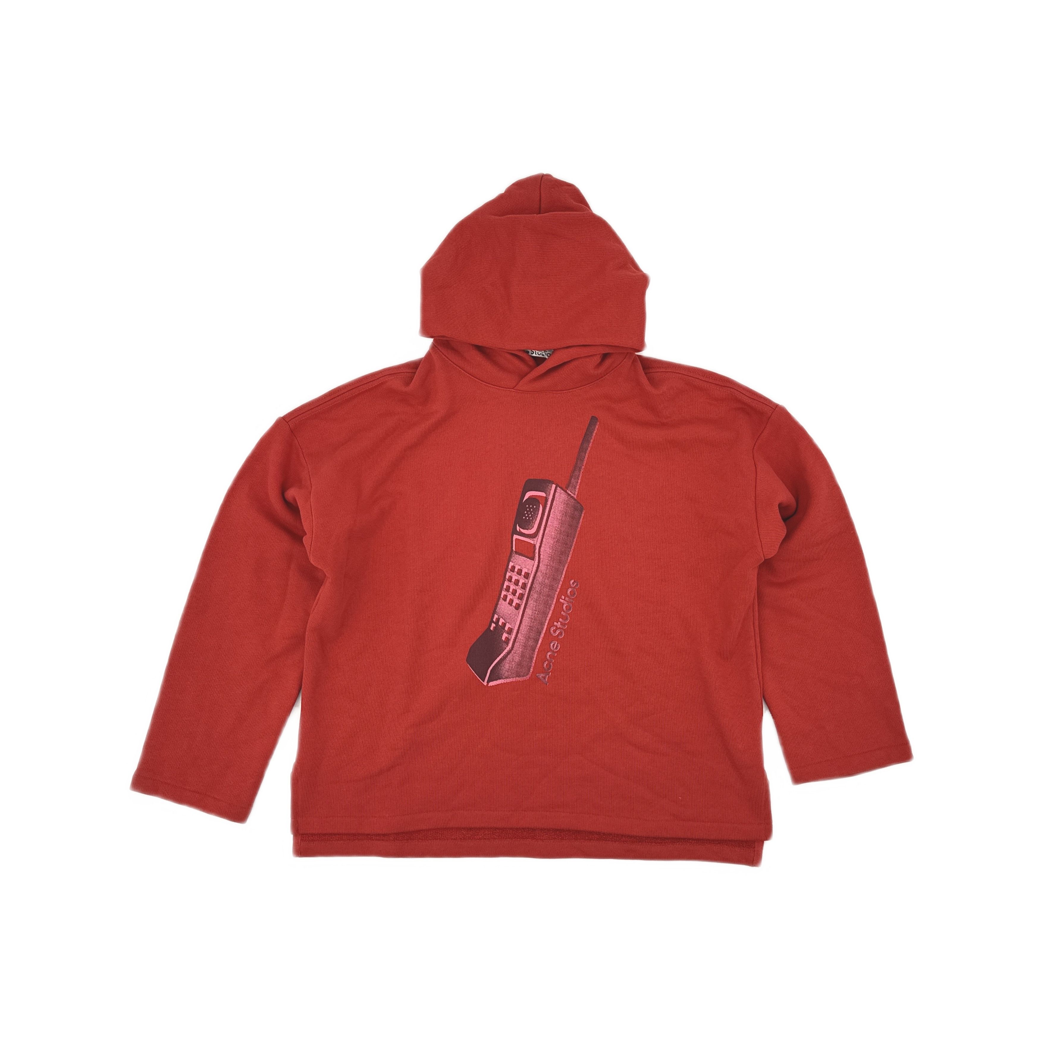 Acne Studios Acne Studios Phone Print Hoodie Size XXS Size XXS / US 00 / IT 34 - 1 Thumbnail
