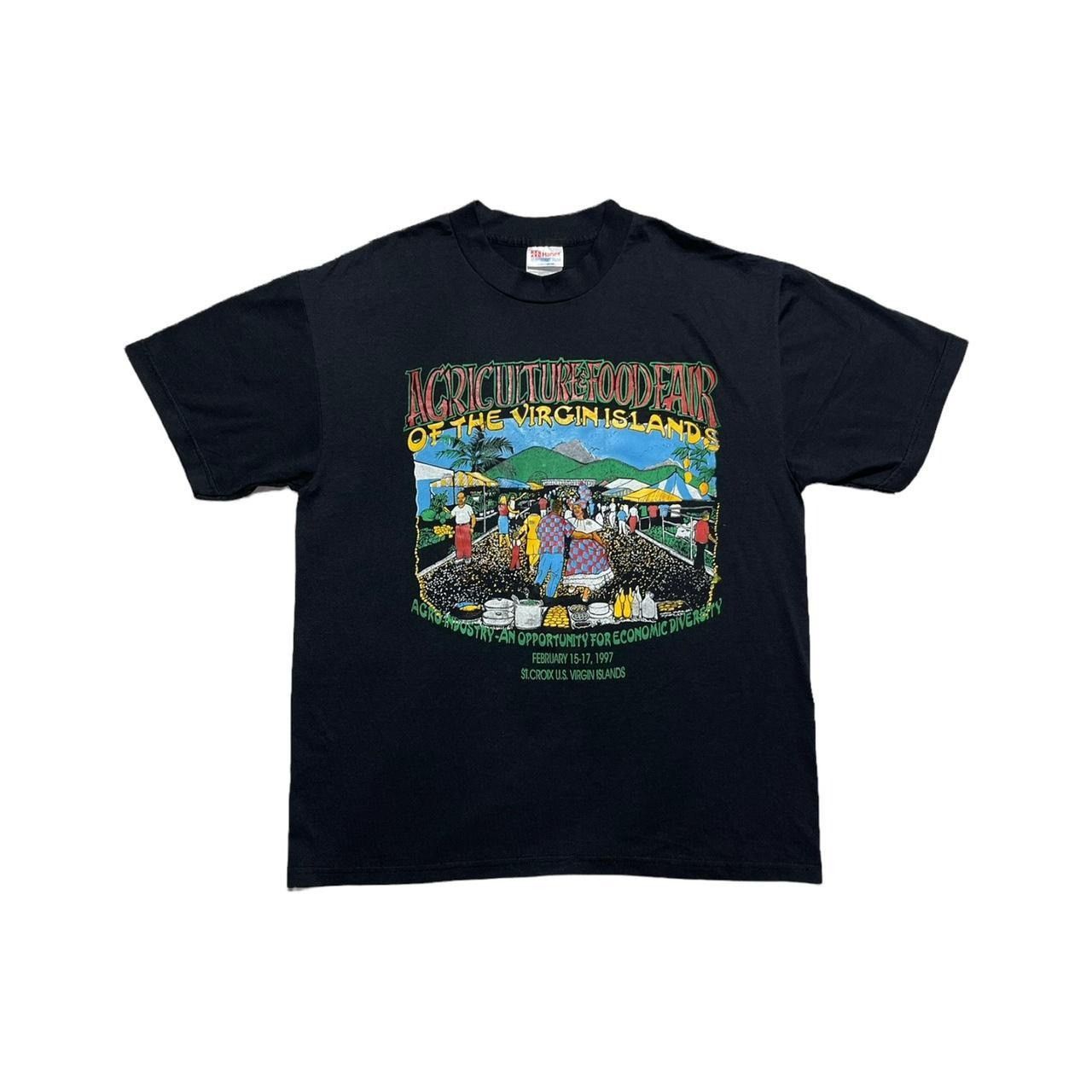 Hanes × Vintage Vintage Agriculture Fair Virgin Islands 1997 T-Shirt Size US L / EU 52-54 / 3 - 1 Thumbnail