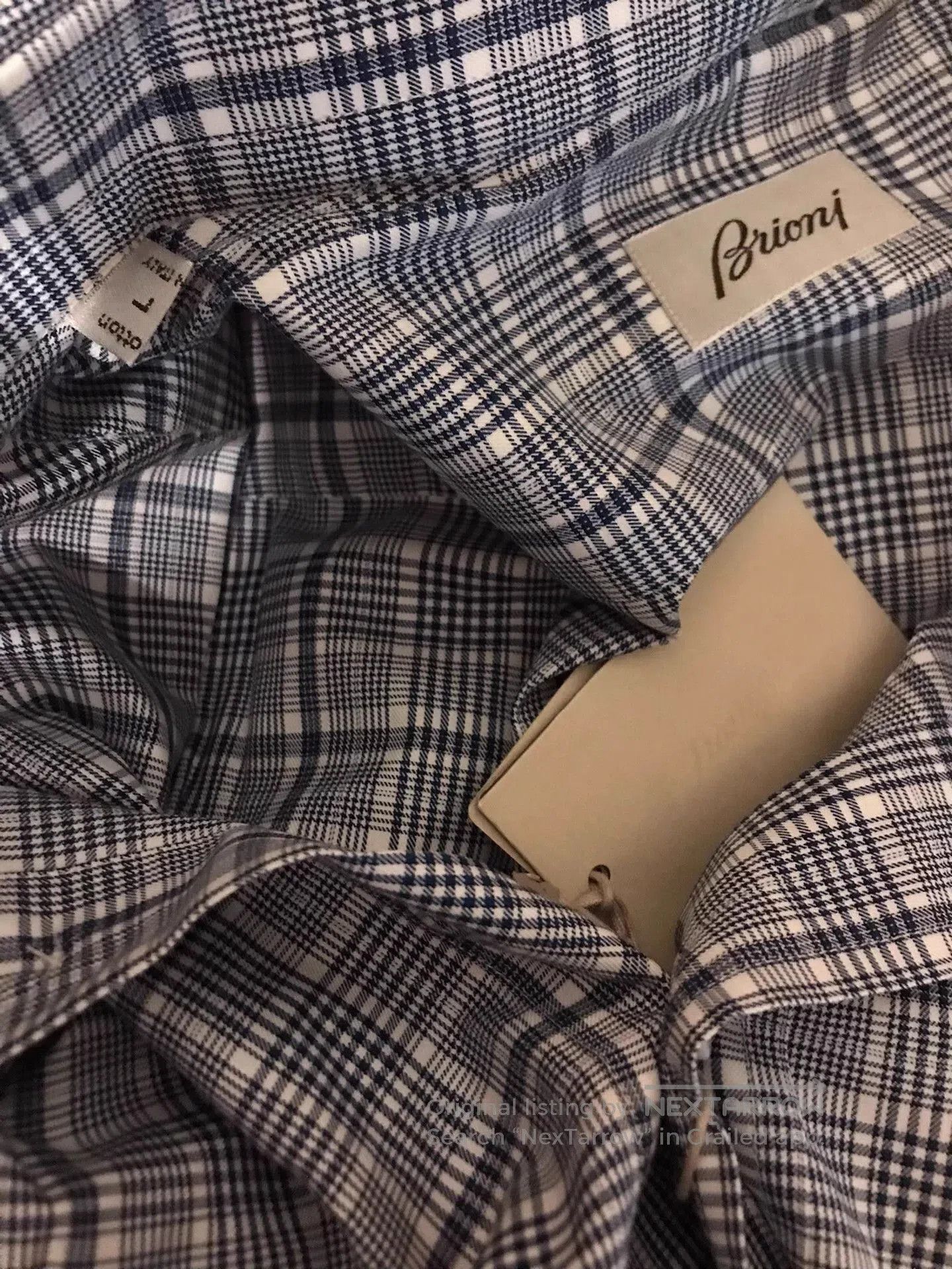 Brioni Multi Plaid Long Sleeve Button Up Shirt. Size US L / EU 52-54 / 3 - 4 Thumbnail