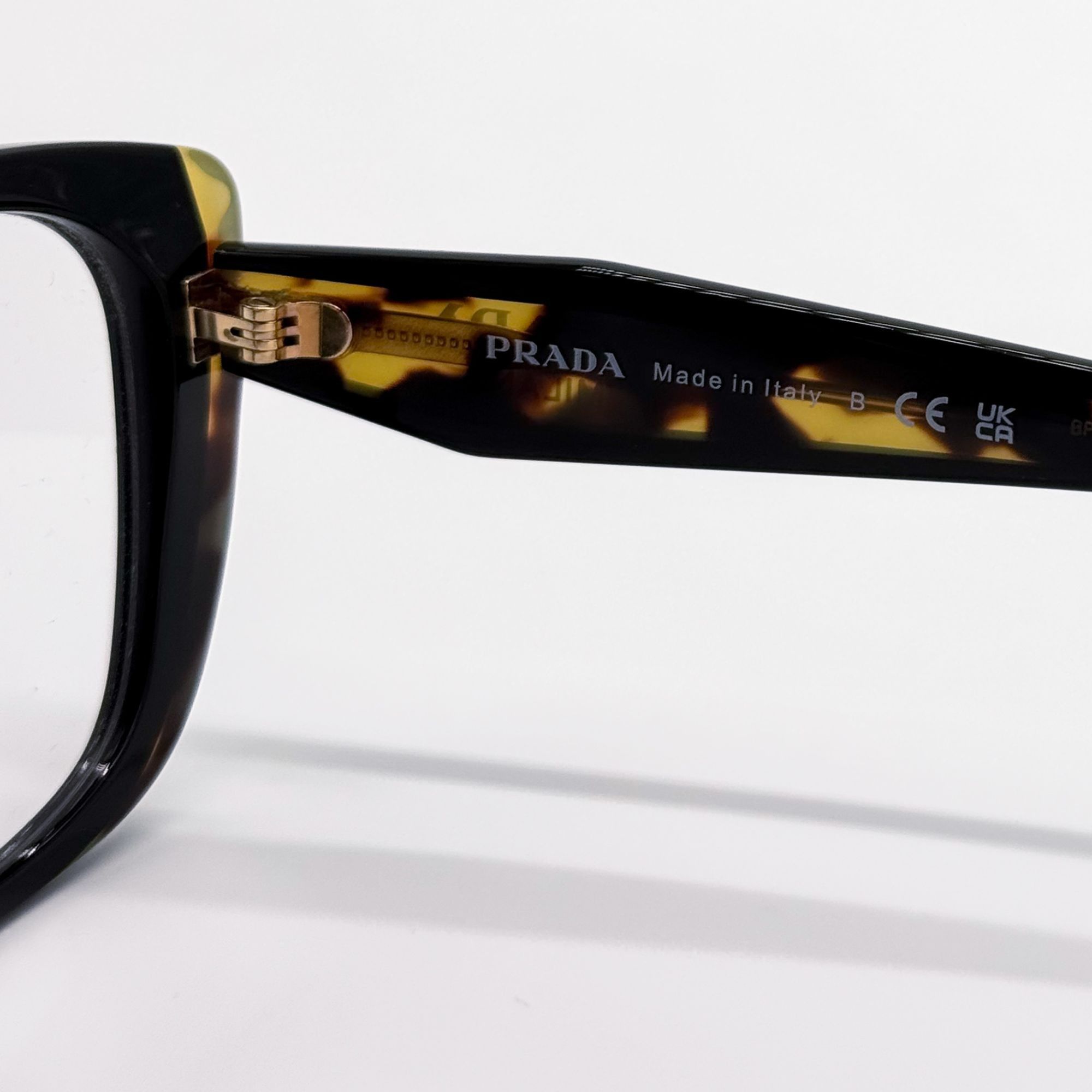 Prada NEW PRADA EYEGLASSES PRB04V 3891O1 BLACK HAVANA WOMEN PR B04 Size ONE SIZE - 9 Thumbnail