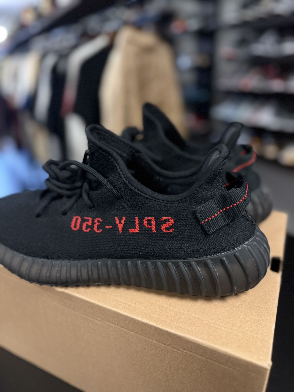 Adidas × Yeezy Yeezy 350 Bred (CP9652) Size 10 W Box 🧼 Size US 10 / EU 43 - 5 Thumbnail