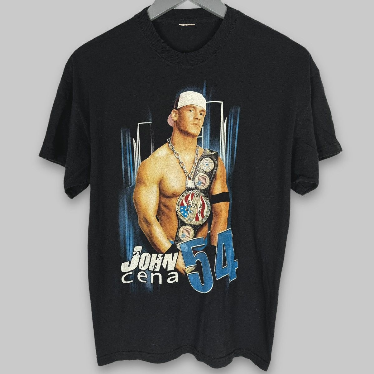 Vintage John Cena 54 Wrestling Euro Bootleg T Shirt