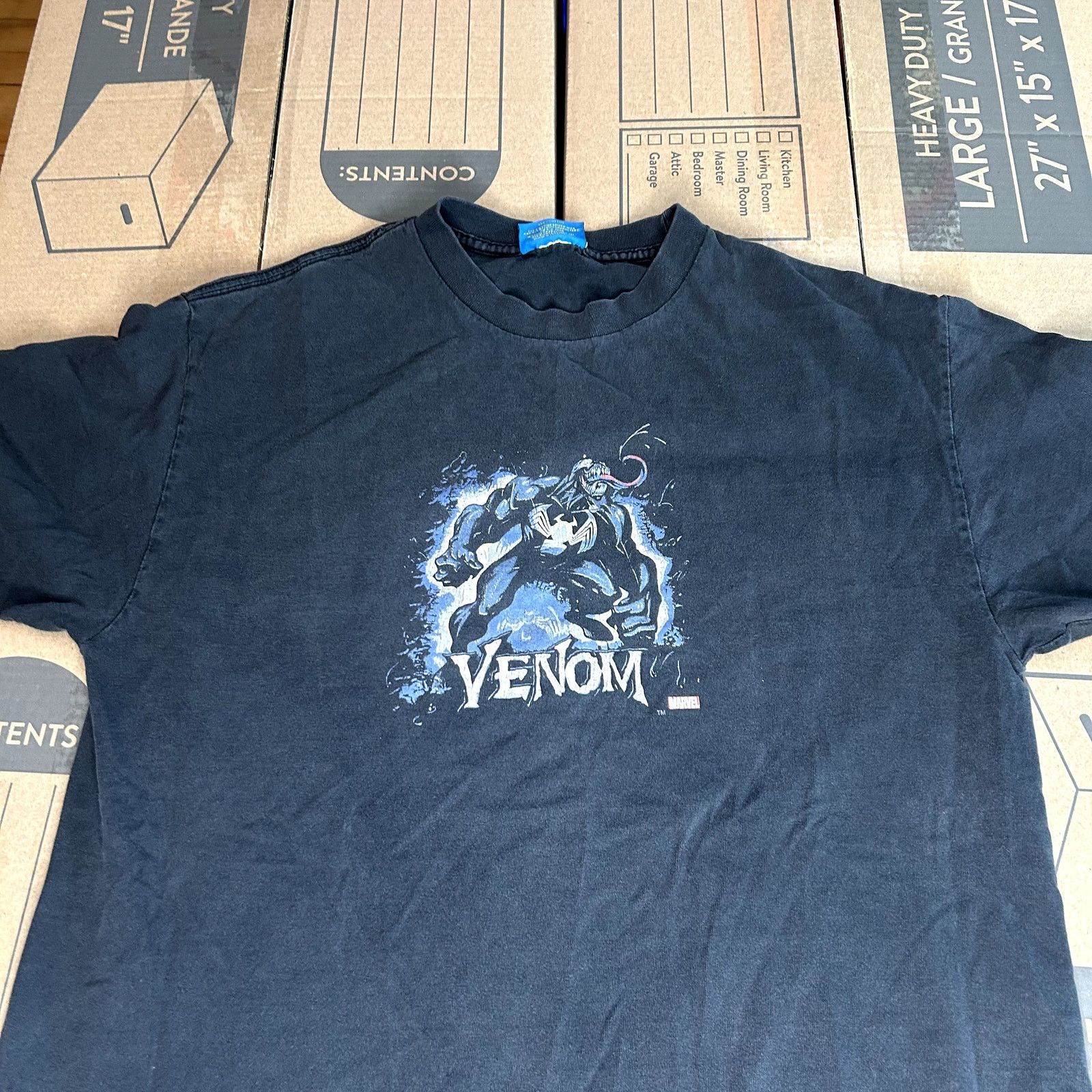 Vintage Y2K Marvel Venom T-Shirt Large Size US L / EU 52-54 / 3 - 3 Thumbnail