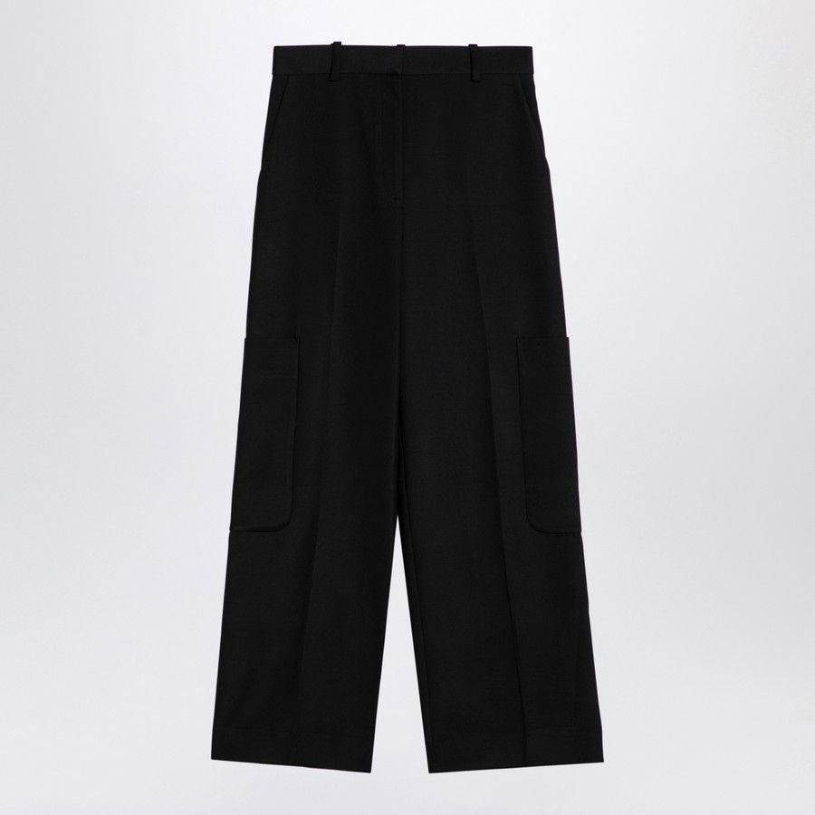 KHAITE o1d2blof0824 Caiton High-Waisted Trousers in Black Size 27" / US 4 / IT 40 - 1 Thumbnail