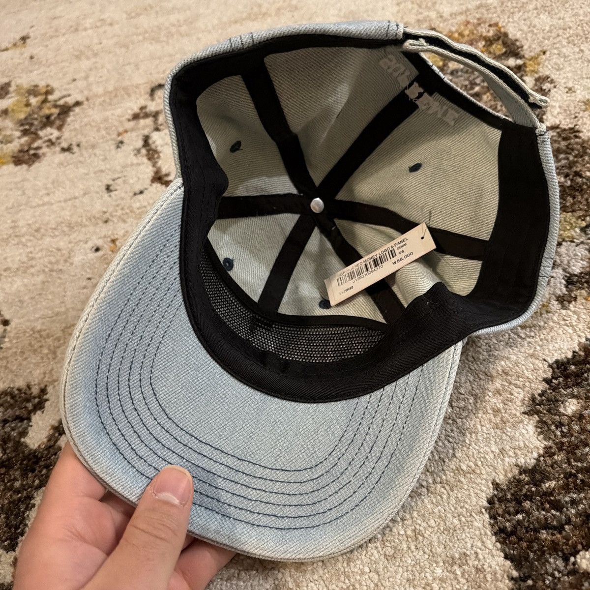 Supreme Supreme Embroidered Money Logo 6-Panel Hat Size ONE SIZE - 5 Thumbnail