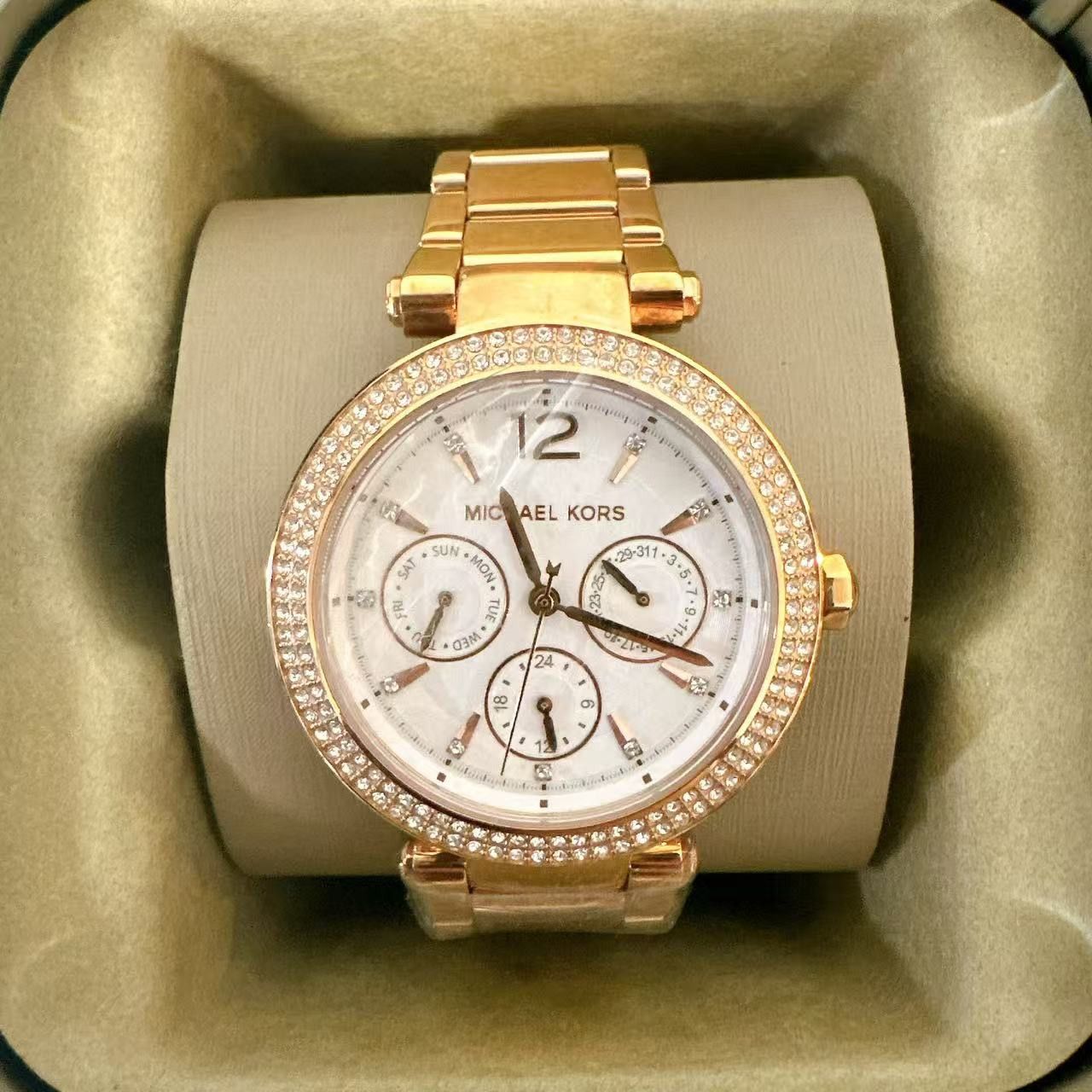 Michael Kors Michael Kors MK5781 Parker Multifunction Rose Gold Watch Size ONE SIZE - 1 Thumbnail