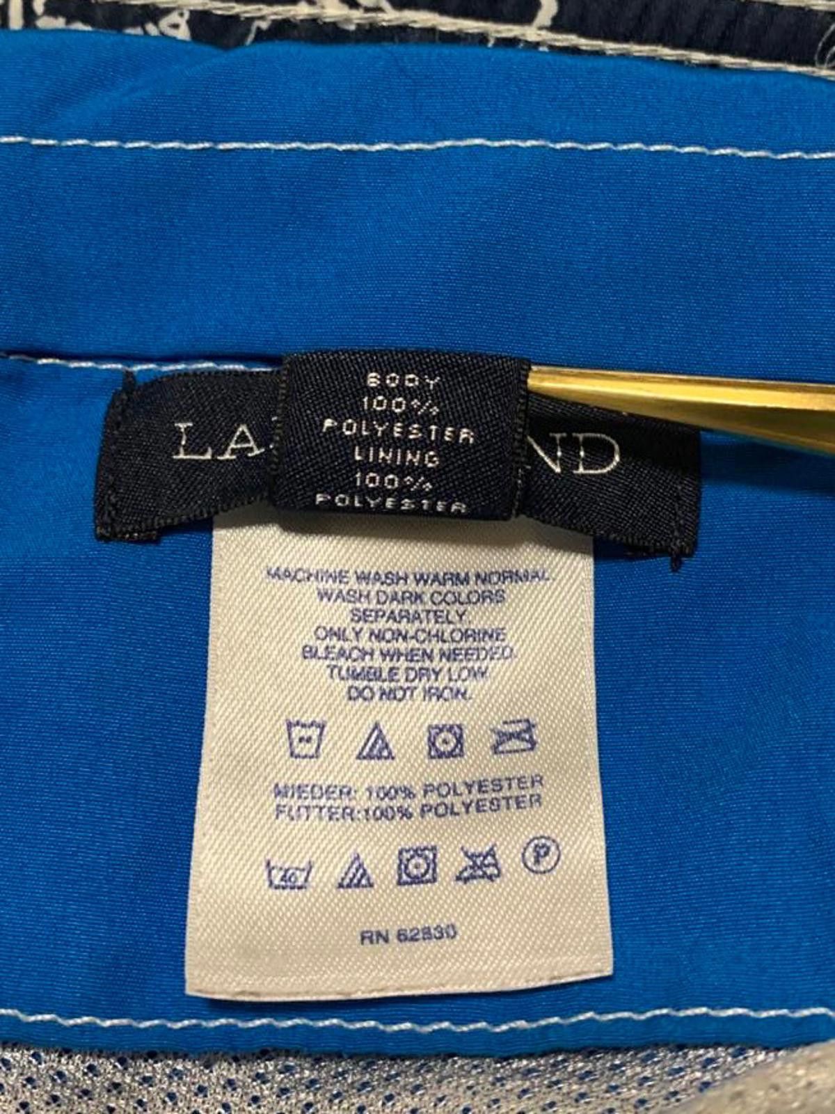 Lands' End Lands End Men's L 36-38 Blue Swim Trunks Drawstring Size US 34 / EU 50 - 9 Thumbnail