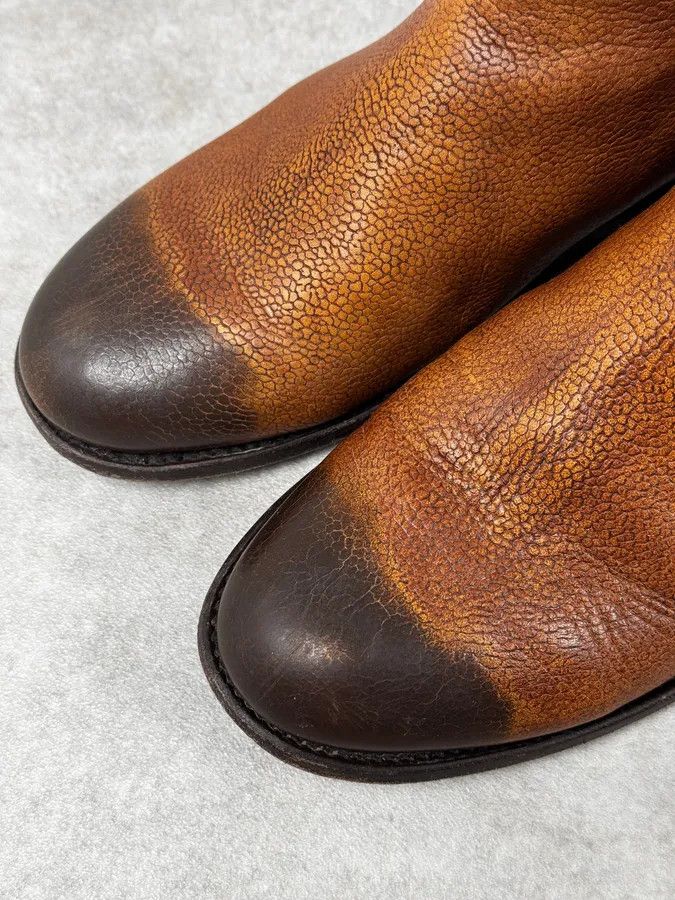 The Last Conspiracy The Last Conspiracy Brown Gradient Leather Boots Size US 8 / EU 41 - 8 Thumbnail