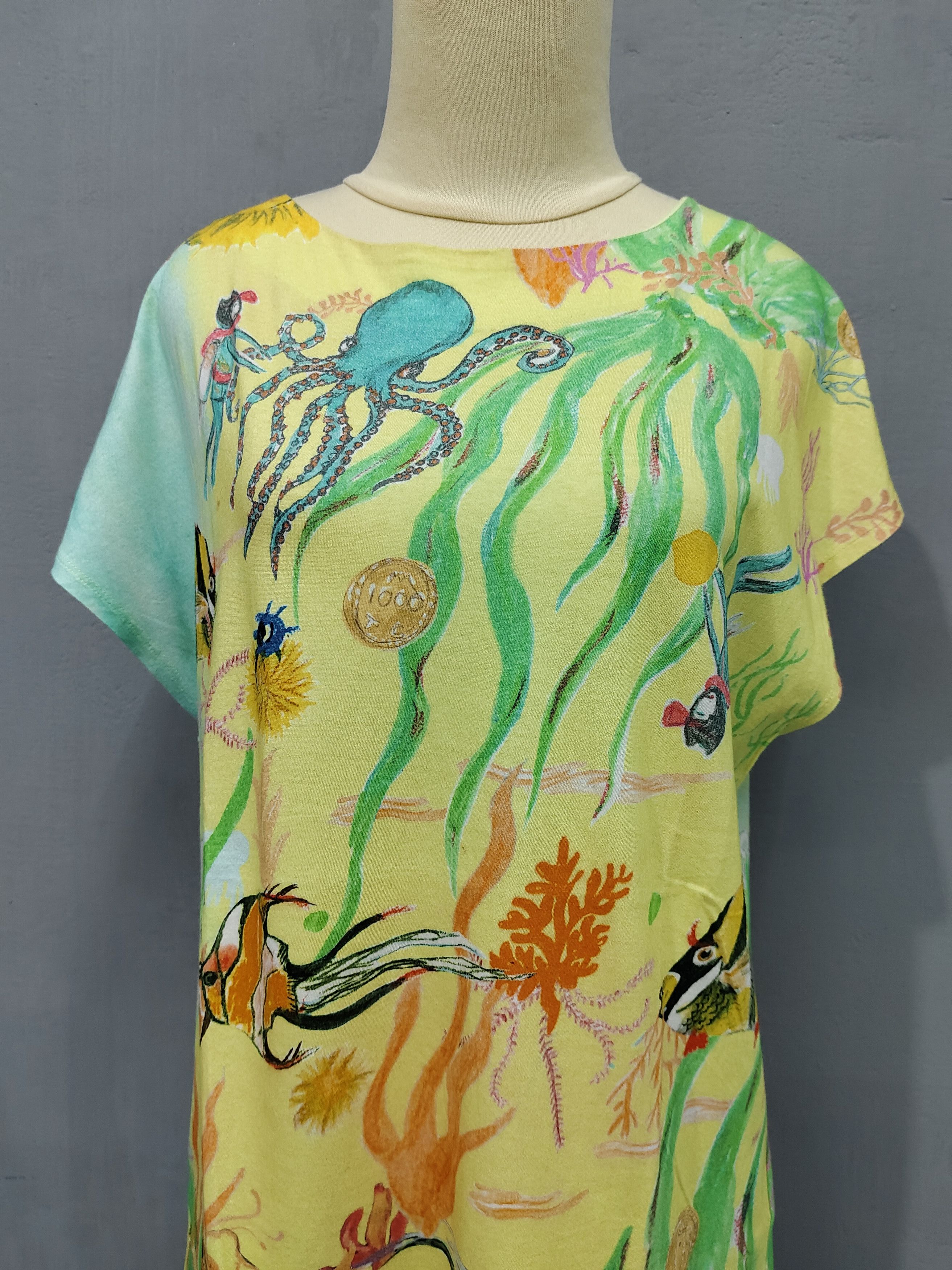 Tsumori Chisato Tsumori Chisato-Artwear Whimsical Fantasy Nature Graphic Top Size M / US 6-8 / IT 42-44 - 2 Thumbnail