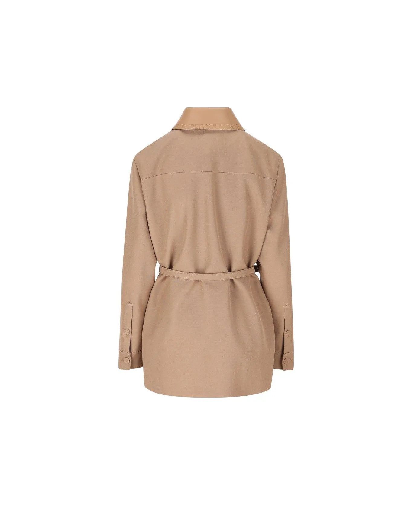 Fendi o1s1wg110326 Jacket in Beige Size XL / US 12-14 / IT 48-50 - 2 Thumbnail
