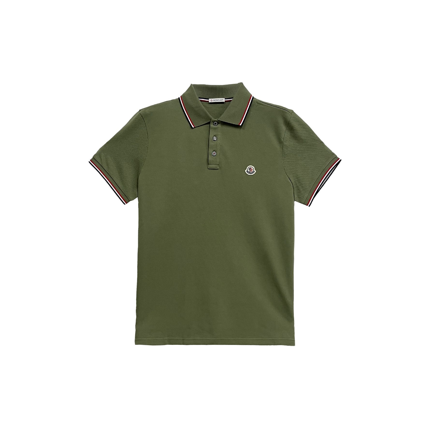 Moncler Moncler Green Patch Logo Polo Size US XL / EU 56 / 4 - 1 Thumbnail