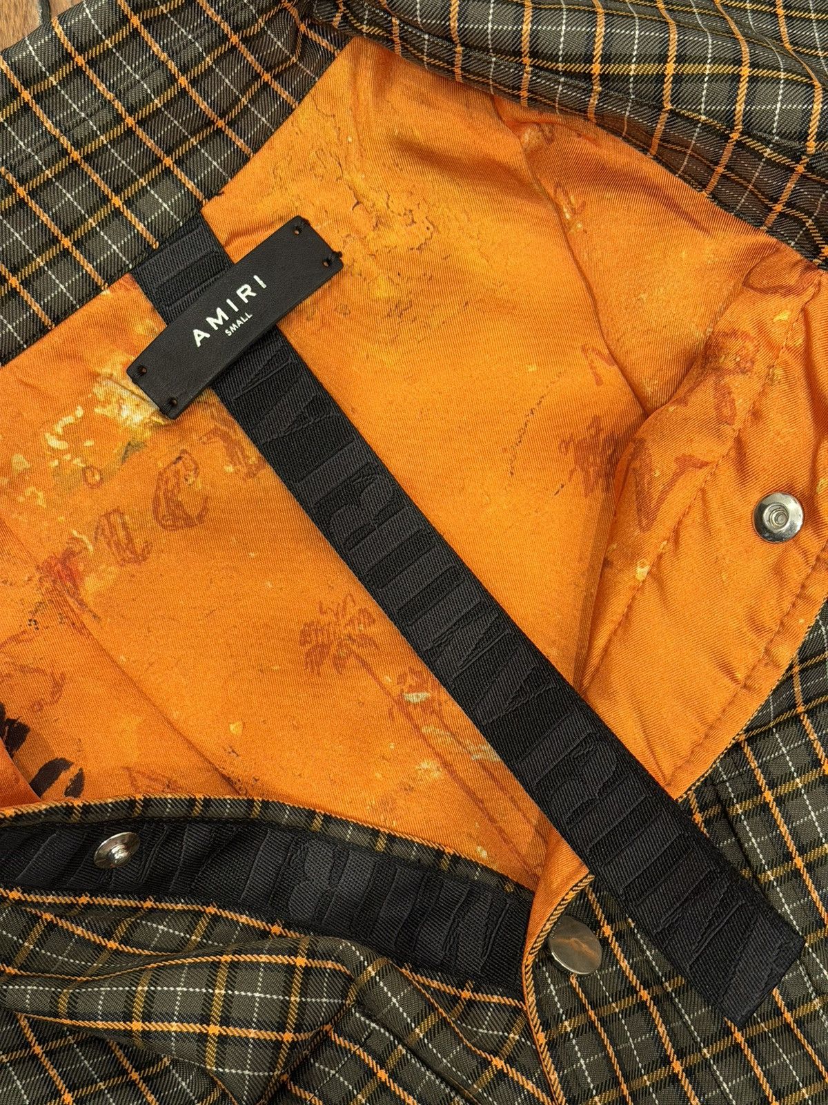 Amiri Amiri Jacket with Orange Print Size US S / EU 44-46 / 1 - 8 Thumbnail