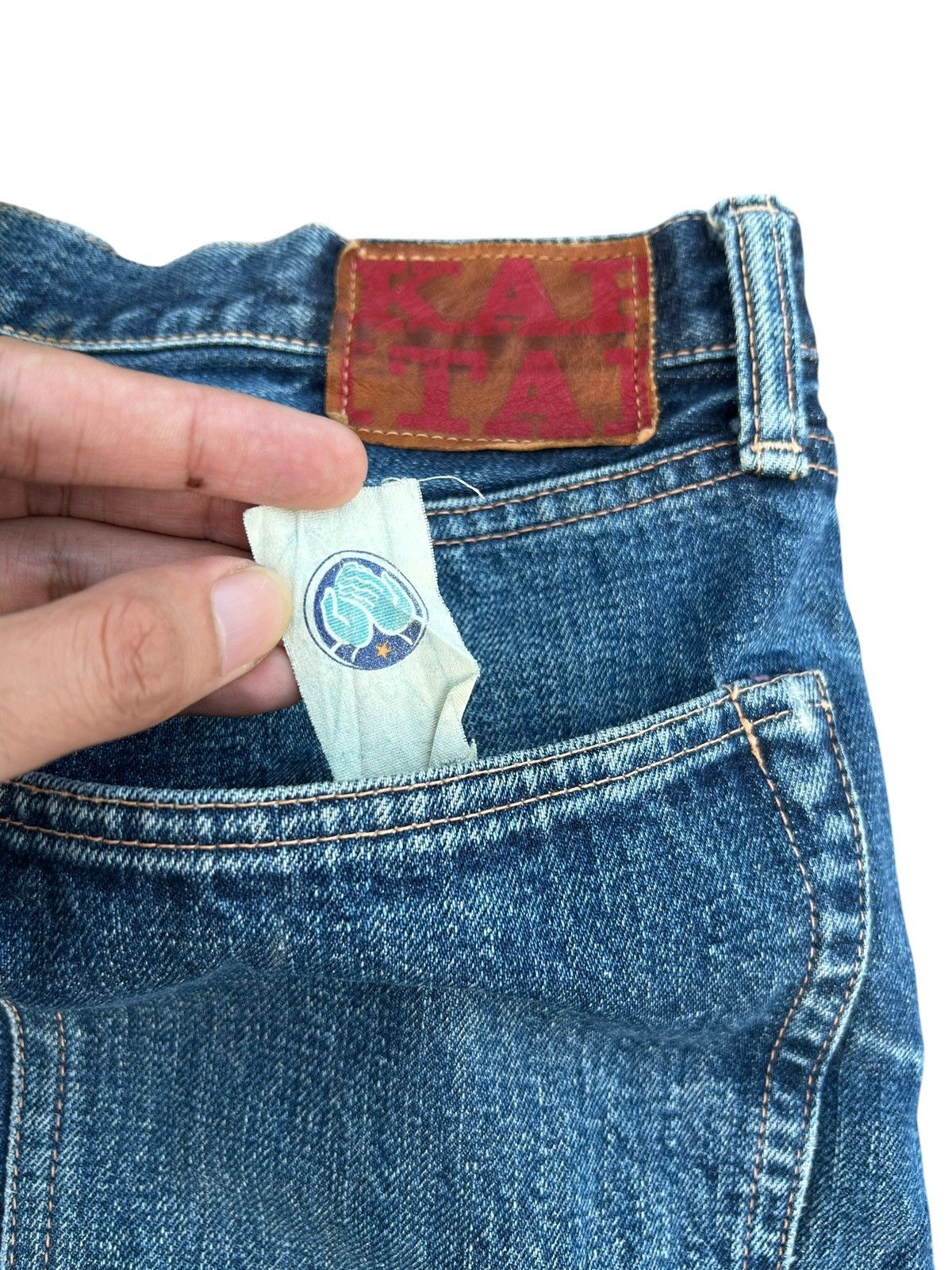 Kapital KAPITAL KIRO HIRATA SELVEDGE DISTRESSED DENIM JEANS Size US 34 / EU 50 - 13 Thumbnail