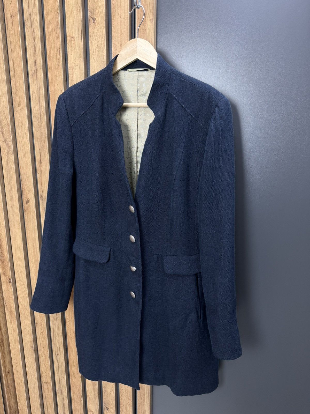 Other Habsburg Kleider Manufactur Linen Blazer Jacket Size XL / US 12-14 / IT 48-50 - 12 Thumbnail