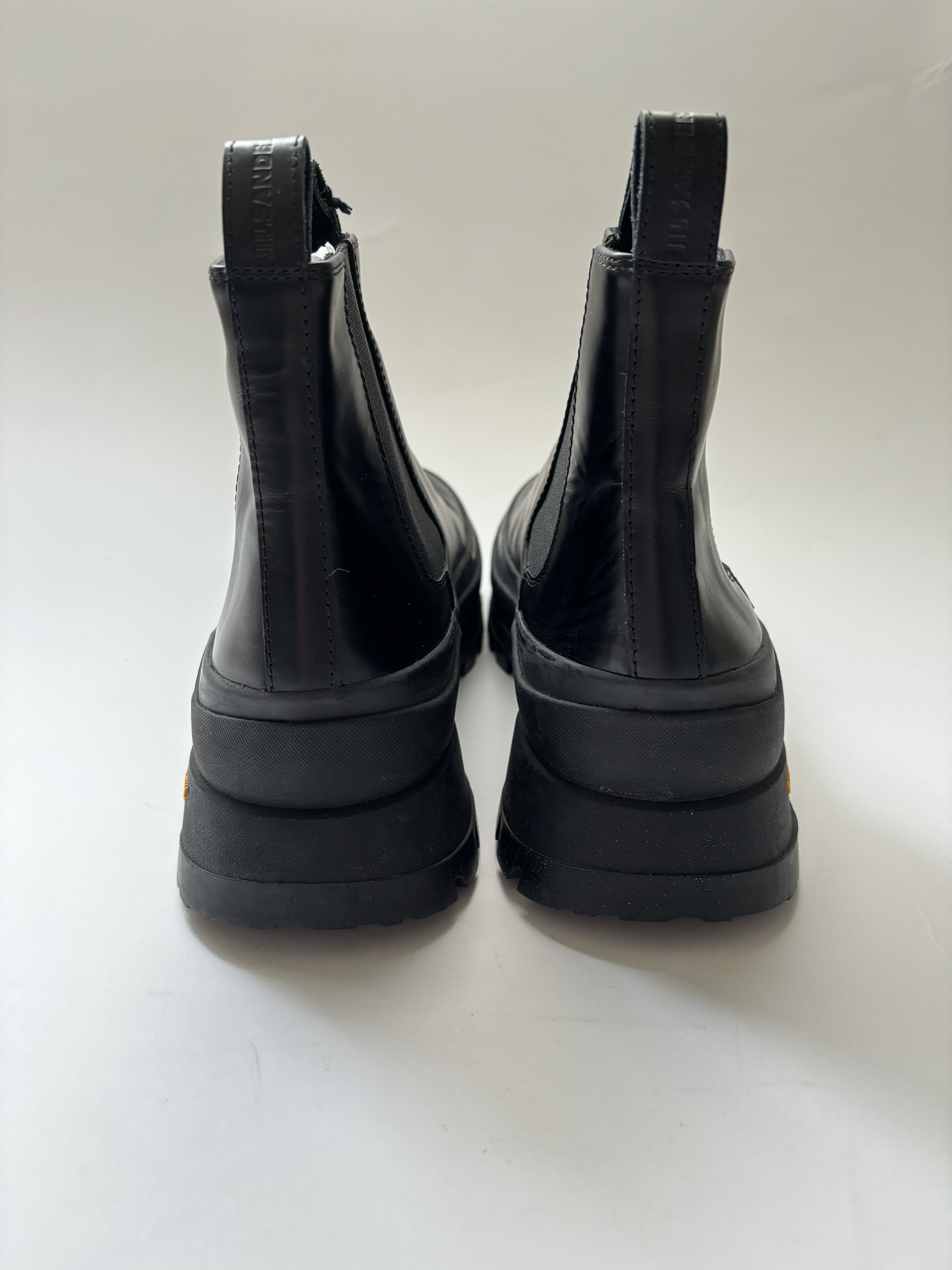 Jil Sander ⚡️QUICK SALE⚡️Jil Sander Black Leather Ankle Chelsea Boots Size US 11 / EU 44 - 6 Thumbnail