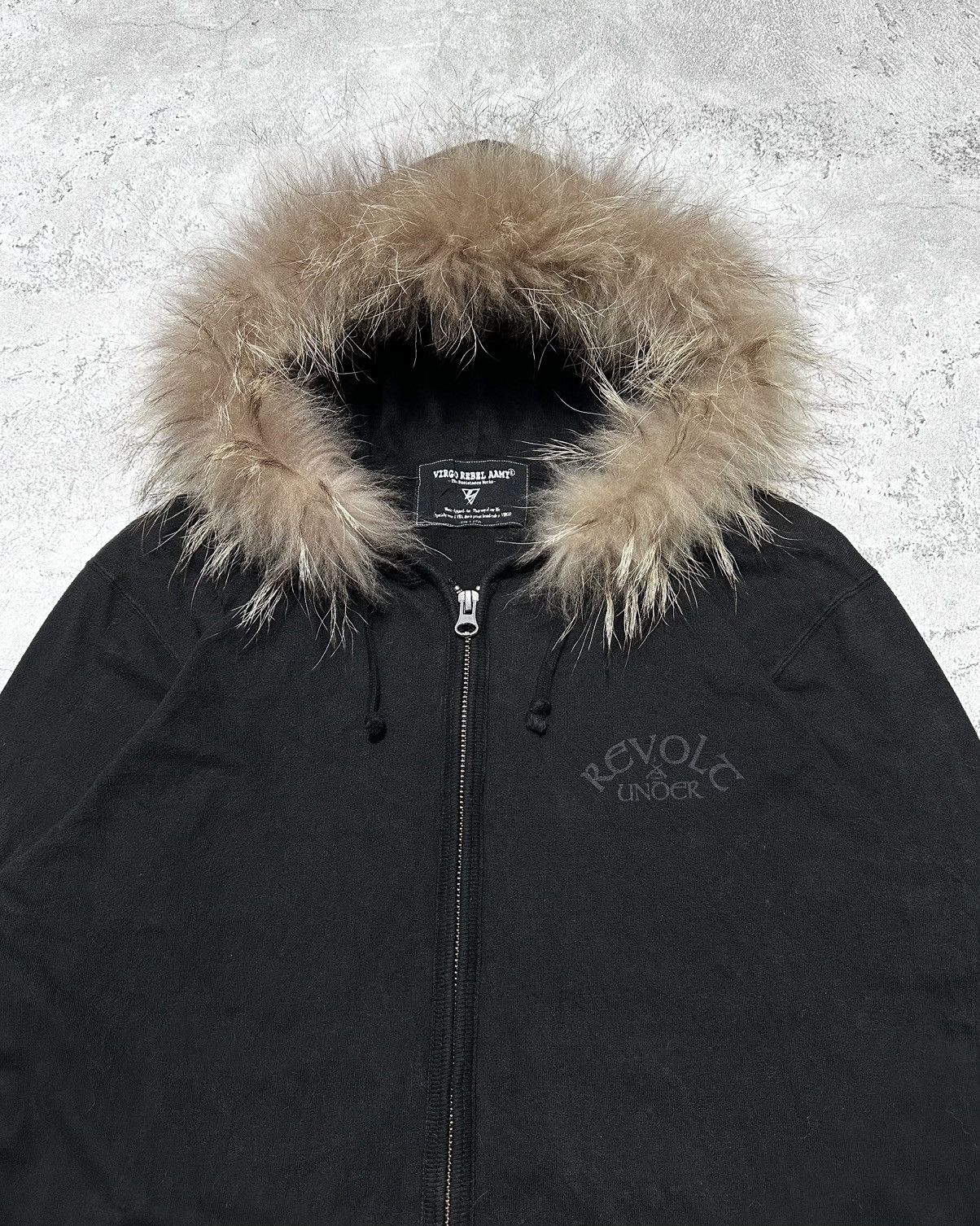 Japanese Brand Japanese Virgo Rebel Aamy Fur Hoodie Ifsixwasnine Lgb Style Size US XS / EU 42 / 0 - 4 Thumbnail