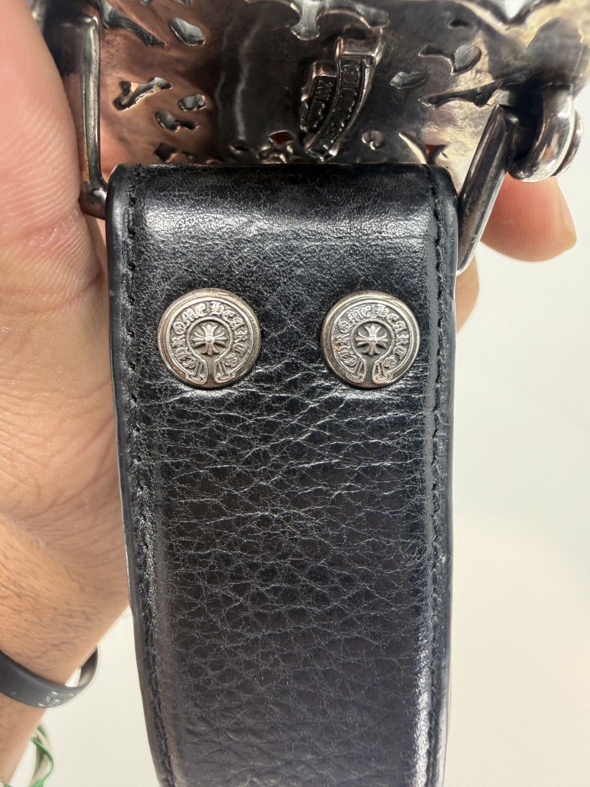 Chrome Hearts Chrome Hearts Star Oval Buckle + Belt Strap 1.5 Inches Size 34 - 2 Thumbnail