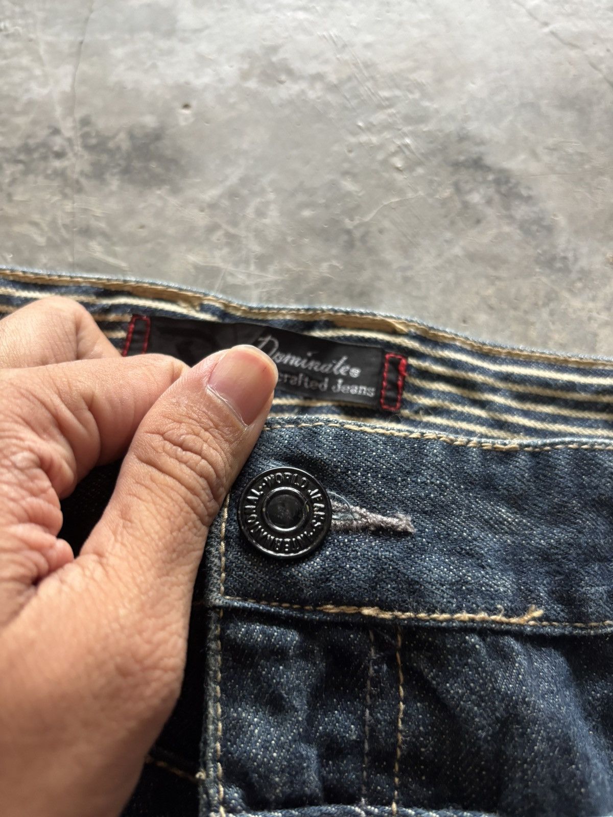 PPFM DOUBLE WAIST DOMINATE JAPANESE WASHED PUNK GRUNGE MUD RUSTY Size US 37 - 3 Thumbnail