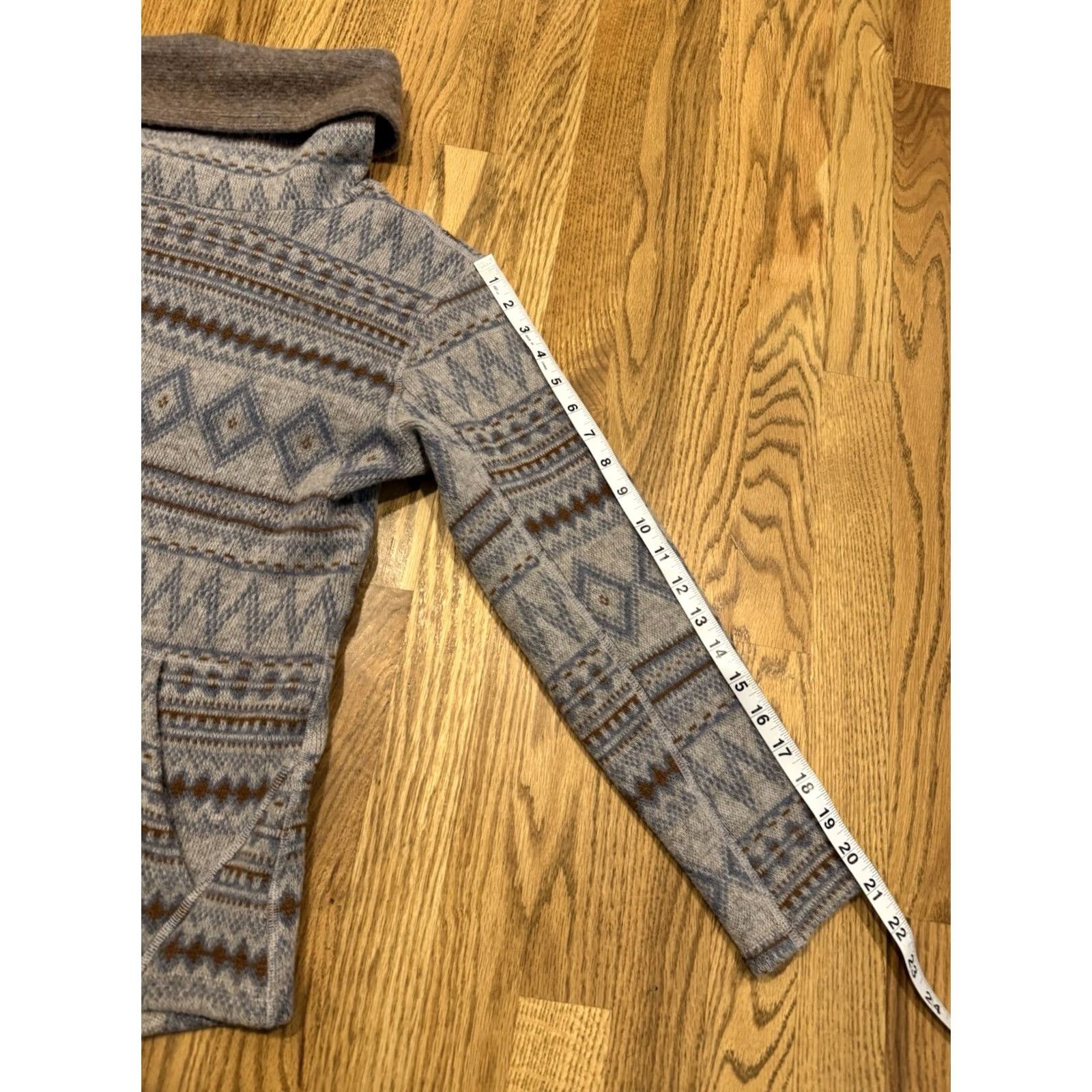 Smartwool SmartWool Sweater Womens S Beige Hudson Trail Fleece Pullover Women Turtleneck Pockets Size S / US 4 / IT 40 - 4 Thumbnail