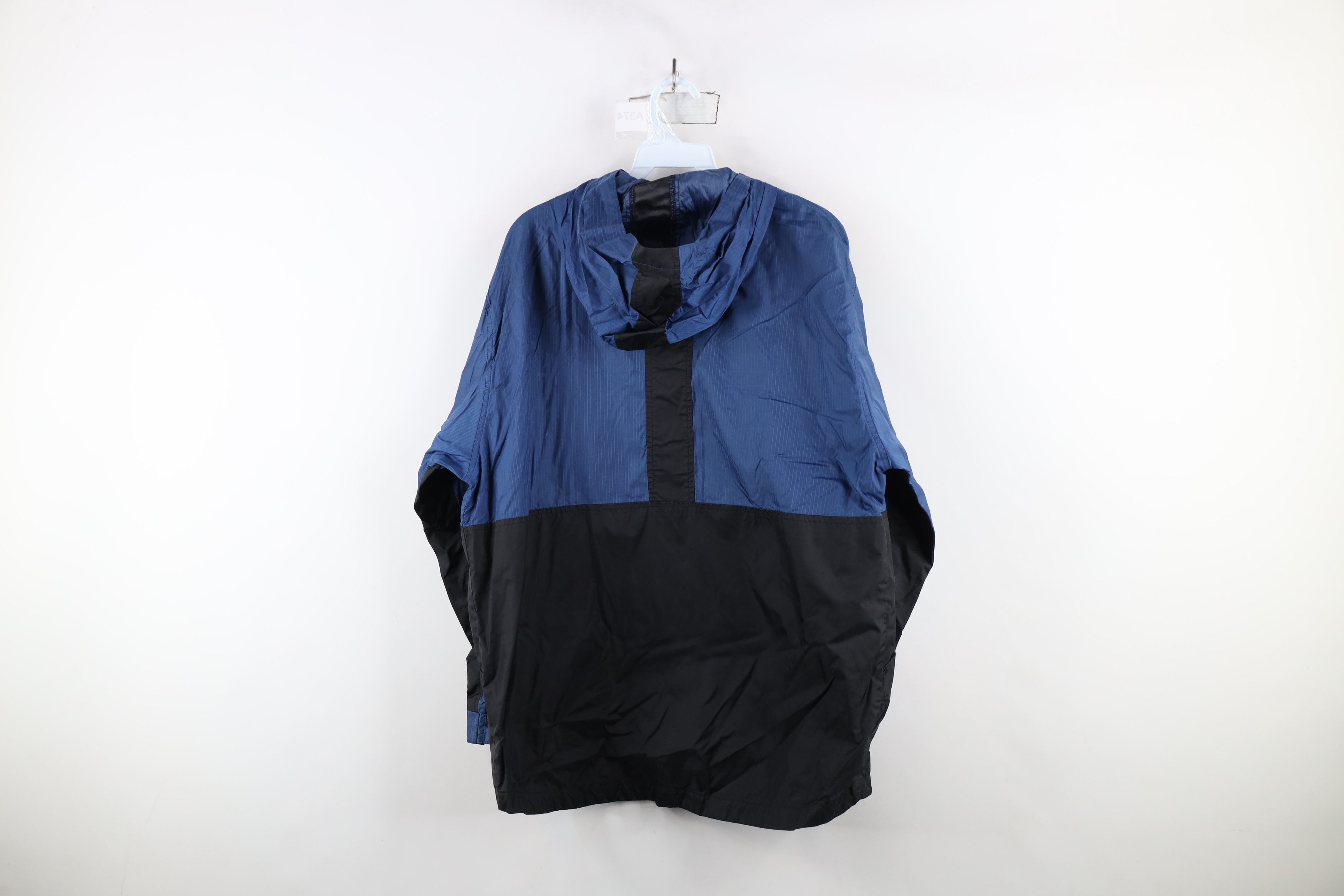 Nike × Vintage Vintage 90s Nike Swoosh Hooded Anorak Windbreaker Jacket Size US S / EU 44-46 / 1 - 12 Thumbnail