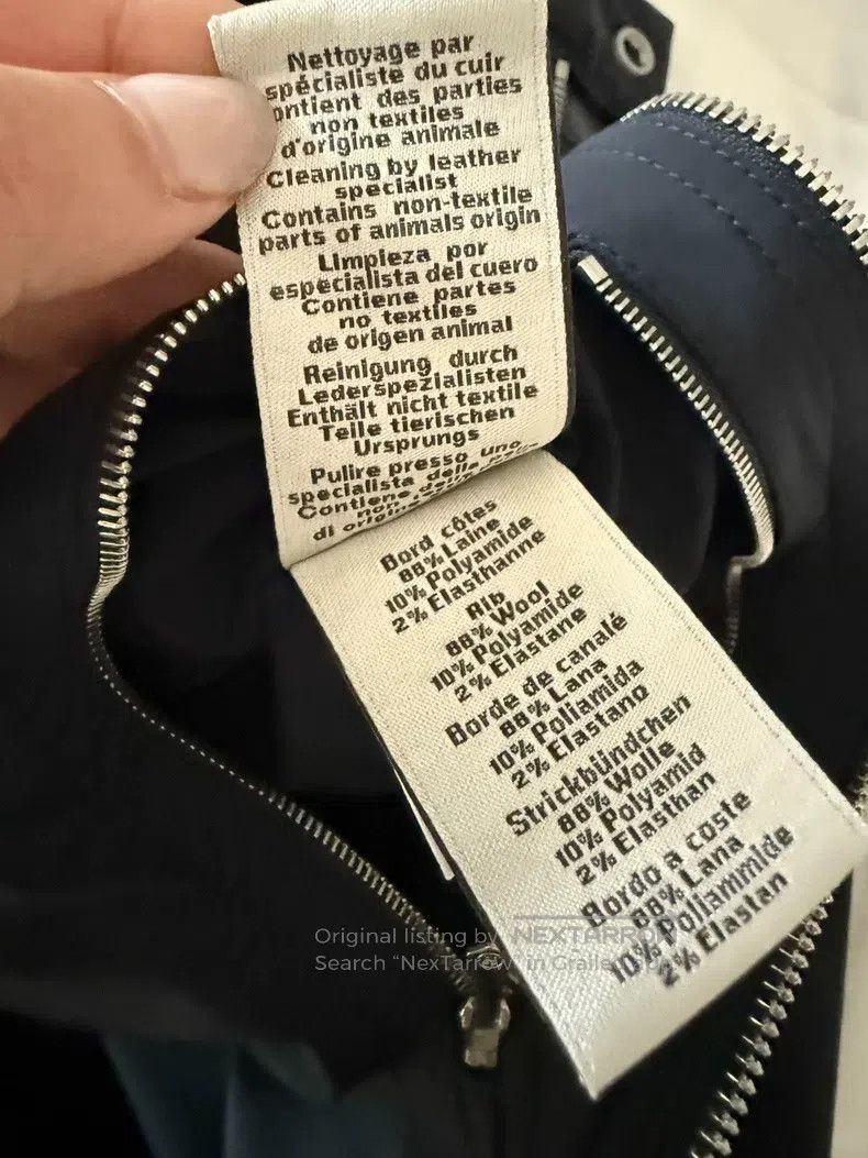 Hermes Hermes Classic Jacket with Black Leather Accents and Zip P Size US S / EU 44-46 / 1 - 8 Thumbnail