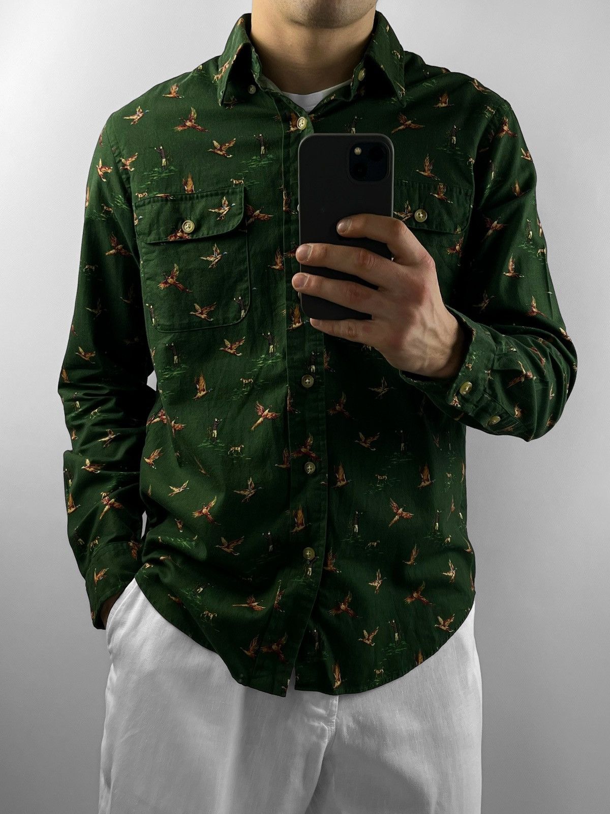 Polo Ralph Lauren Polo ralph lauren monogram bird shirt Size US M / EU 48-50 / 2 - 3 Thumbnail